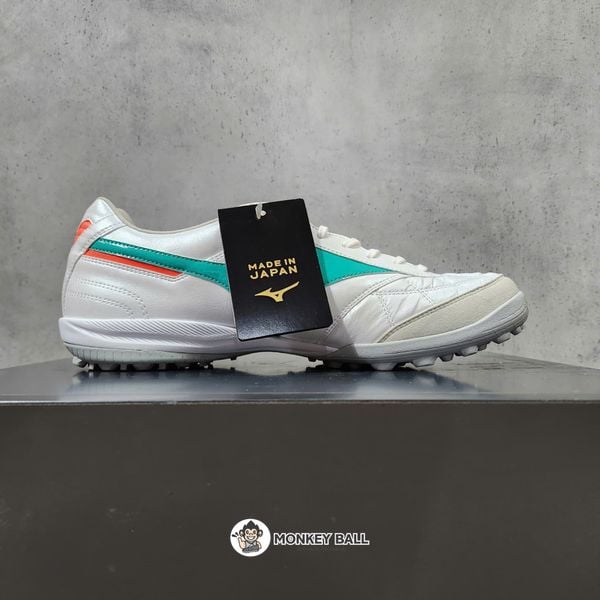  Mizuno Morelia Sala Japan TF - Q1GB260235 - Trắng/Xanh/Cam 