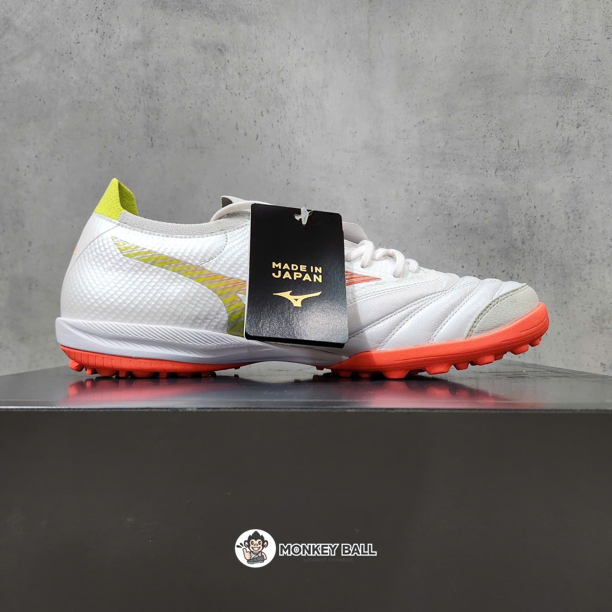  Mizuno Morelia Neo Sala Beta Japan TF - Q1GB269054 - Trắng/Cam 