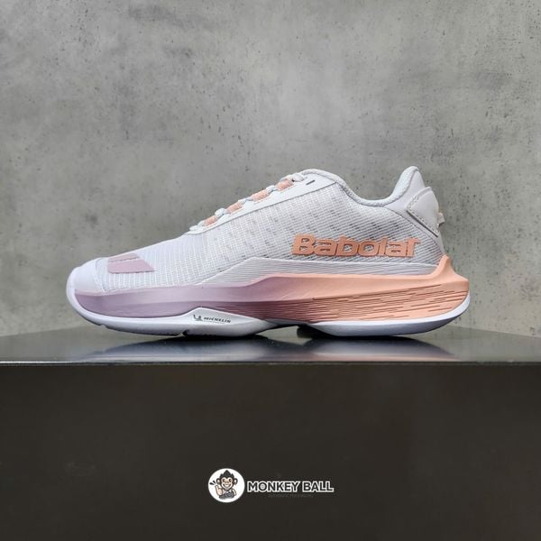  Giày Pickleball Babolat Jet Tere 2 PRM All Court - Orange/White 