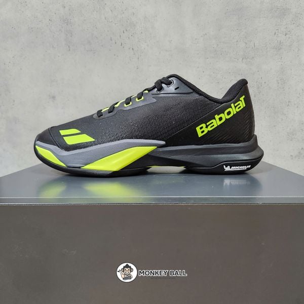  Giày Pickleball Babolat Jetmach 4 All Court Mens - Đen / Neon 