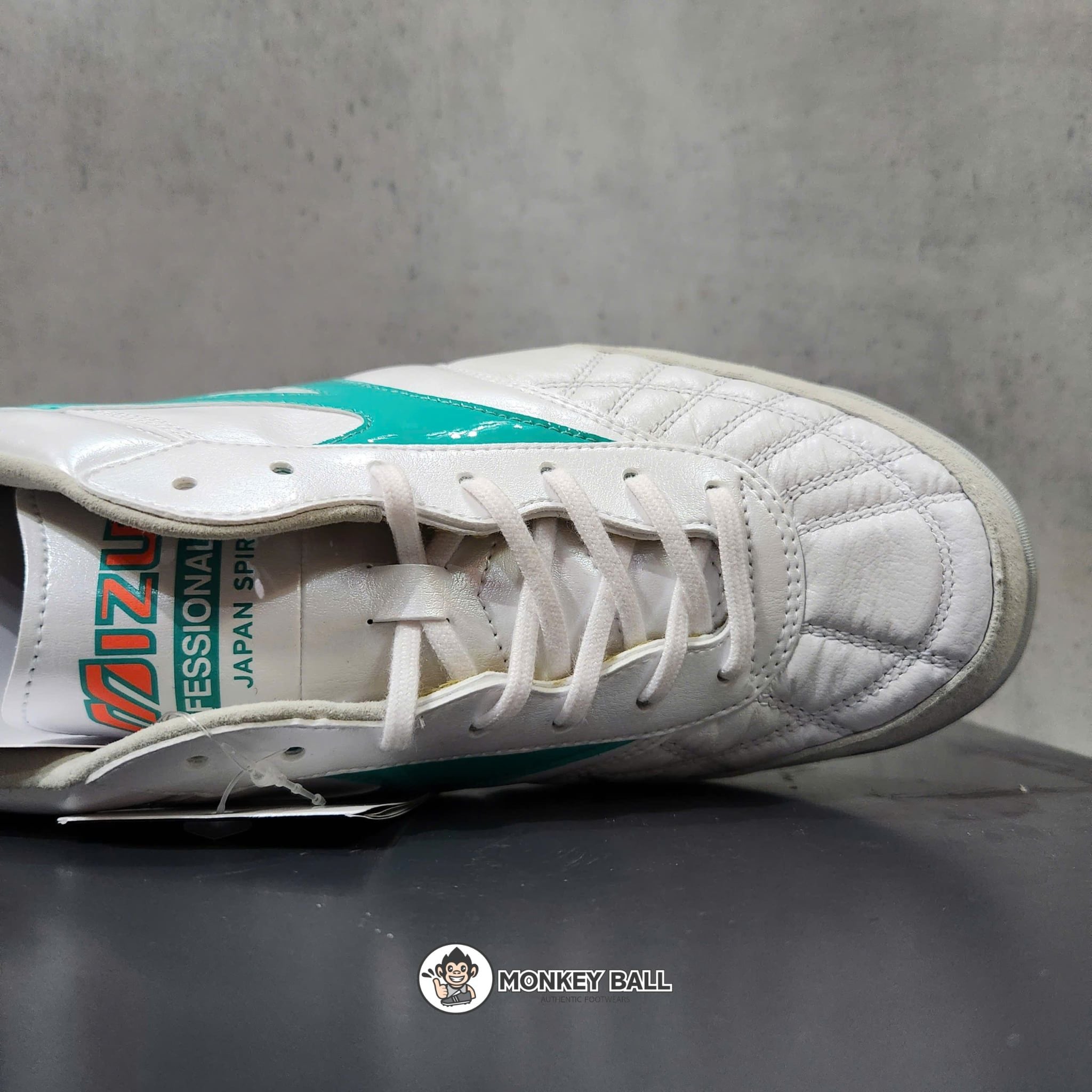 Mizuno Morelia Sala Japan TF - Q1GB260235 - Trắng/Xanh/Cam 