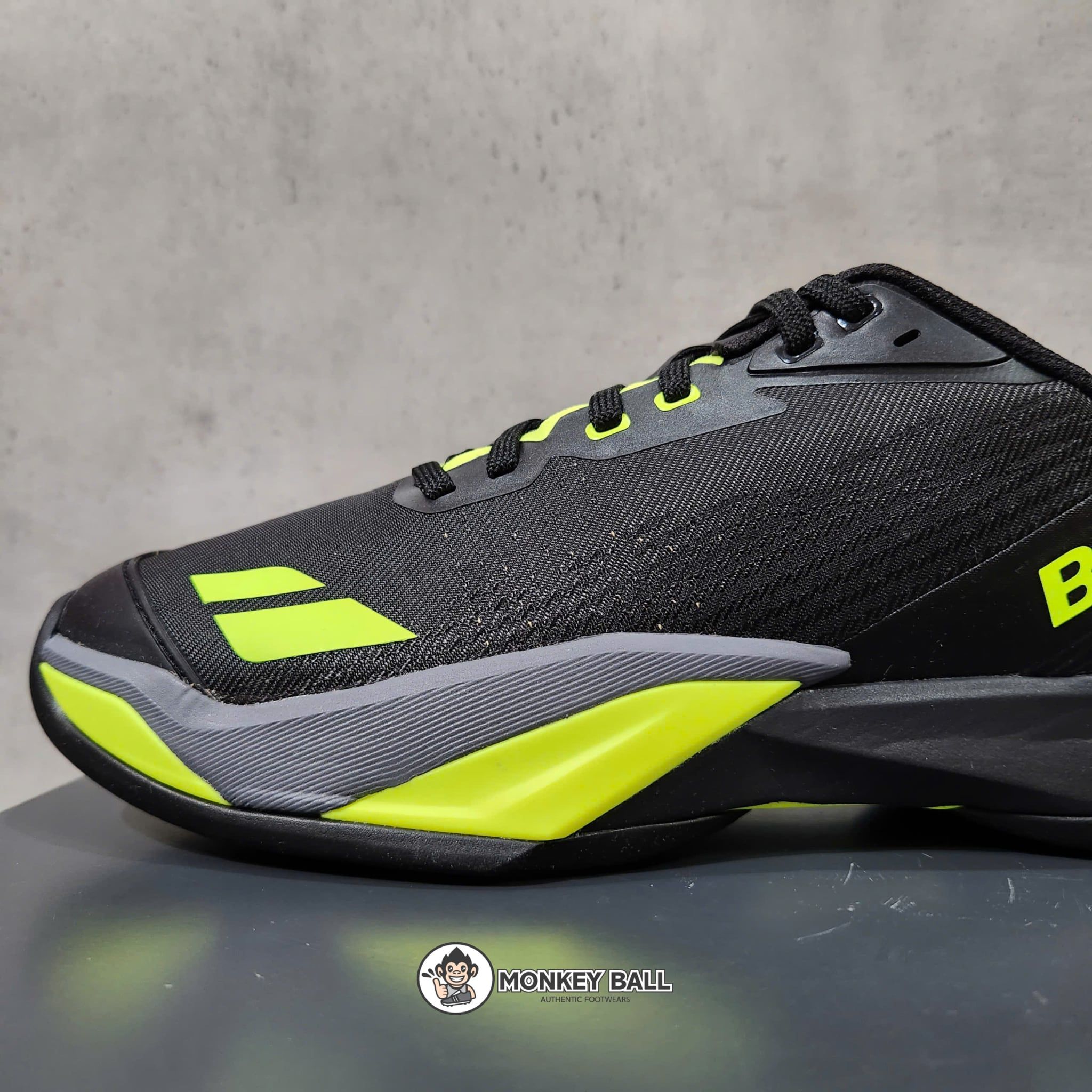  Giày Pickleball Babolat Jetmach 4 All Court Mens - Đen / Neon 