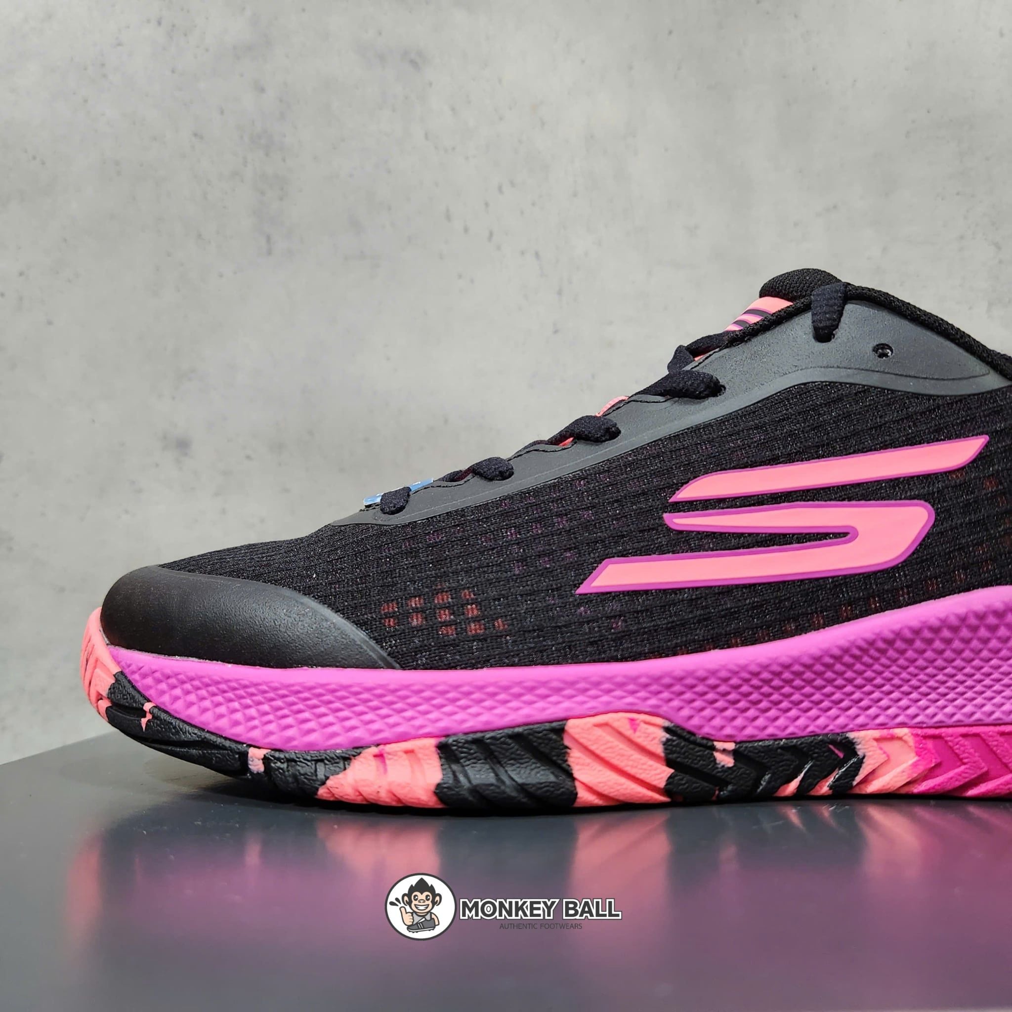  Giày Pickleball Skechers Viper Court Pro 2.0 - 246069-BKHP - Đen / Hồng 