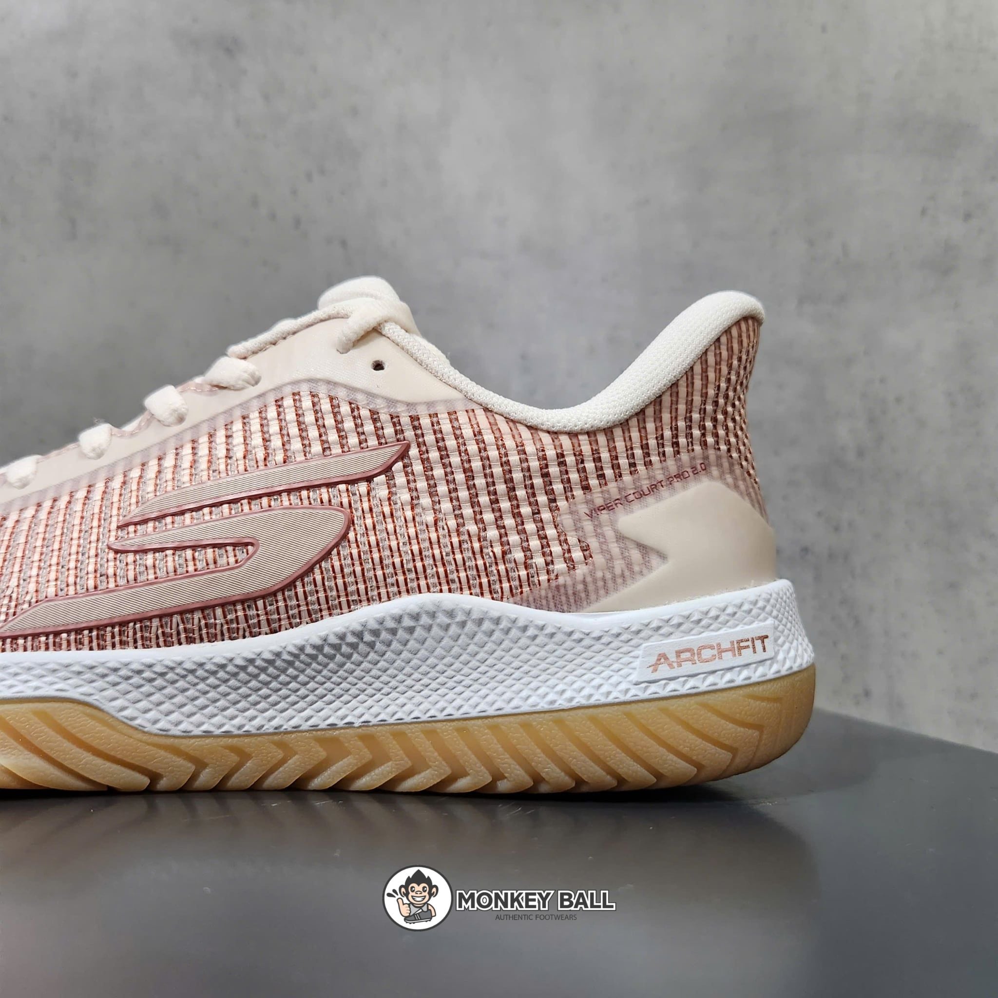  Giày Pickleball Skechers Viper Court Pro 2.0 -172109-LTPK - Hồng Phấn 