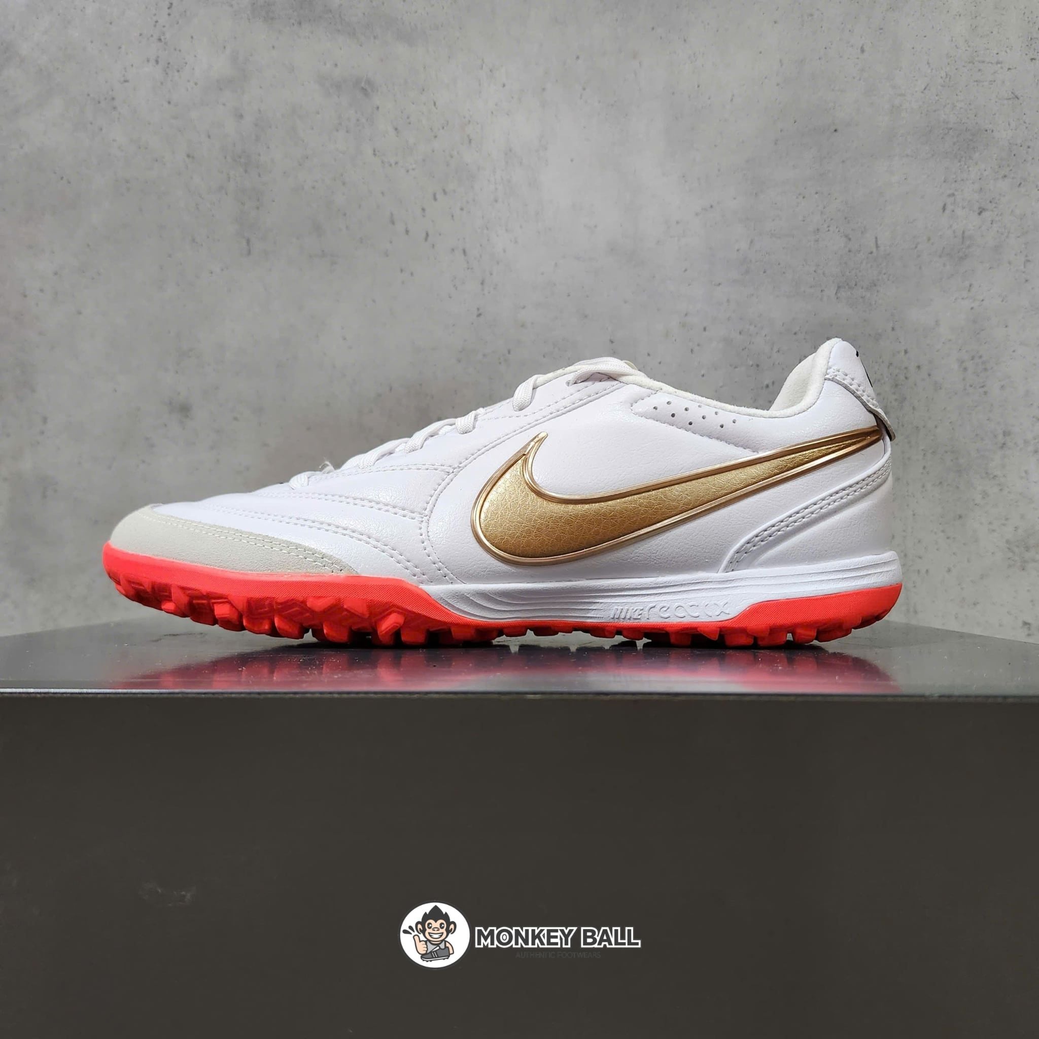  Nike Tiempo Ligera Pro TF - IB4477-101 - Trắng/Vàng/Đỏ 