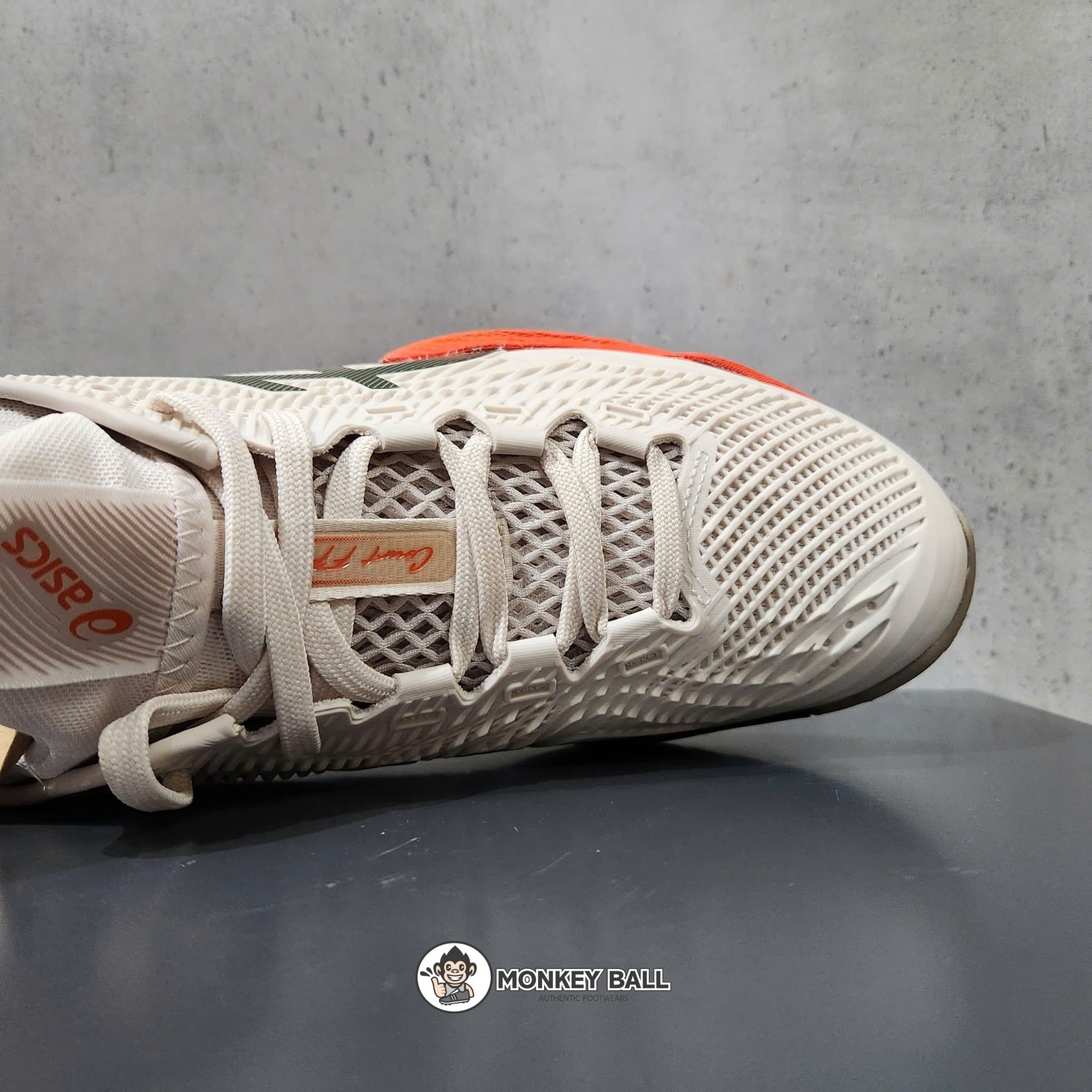  Giày Pickleball Nam Asics Court FF3 - Kem/Nâu Kaki 