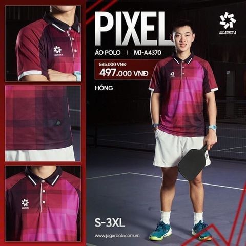  Áo Polo Jogarbola Pixel 