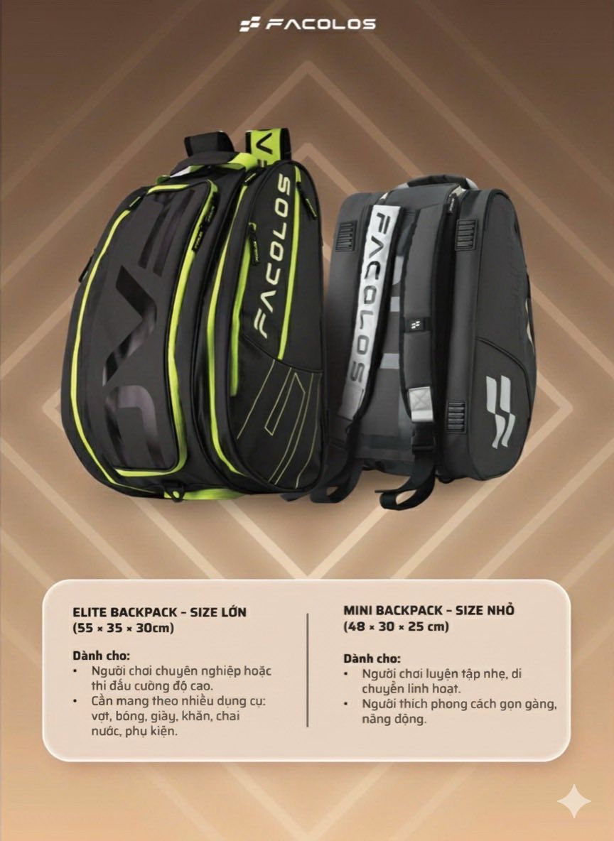  Balo Pickleball Facolos Elite 