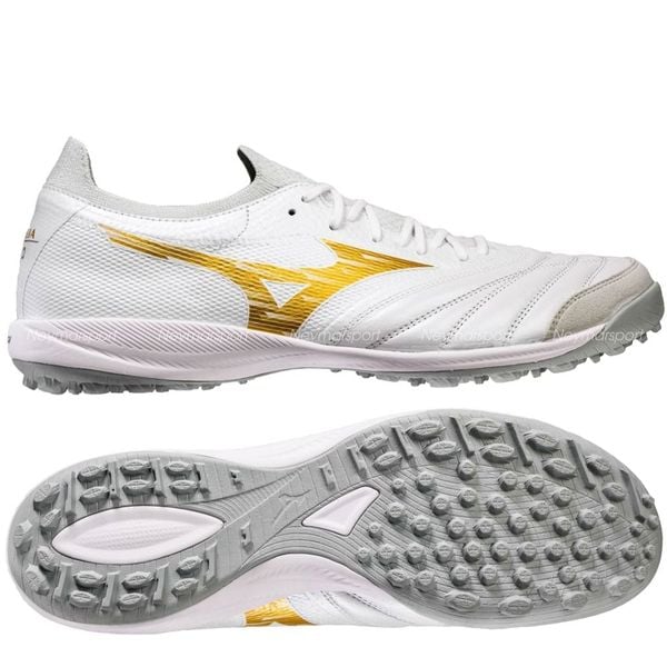  Giày MIZUNO MORELIA NEO SALA BETA JAPAN TF Bright Gold - White/Gold 