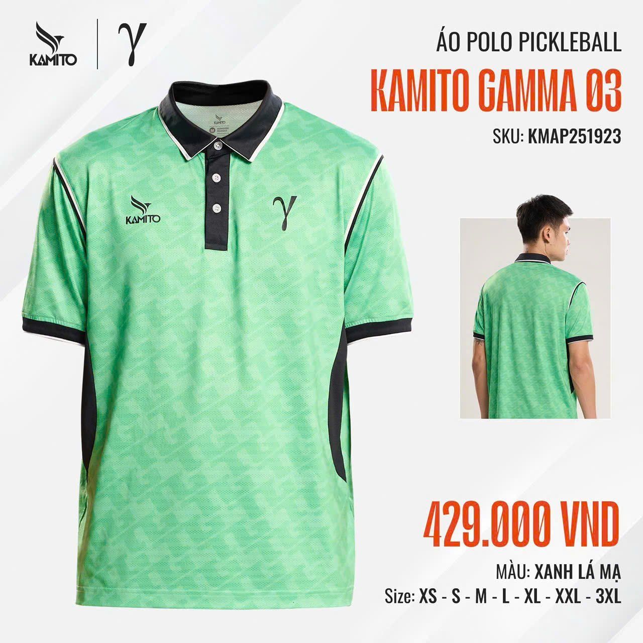  Áo thi đấu Pickleball Kamito Gamma 