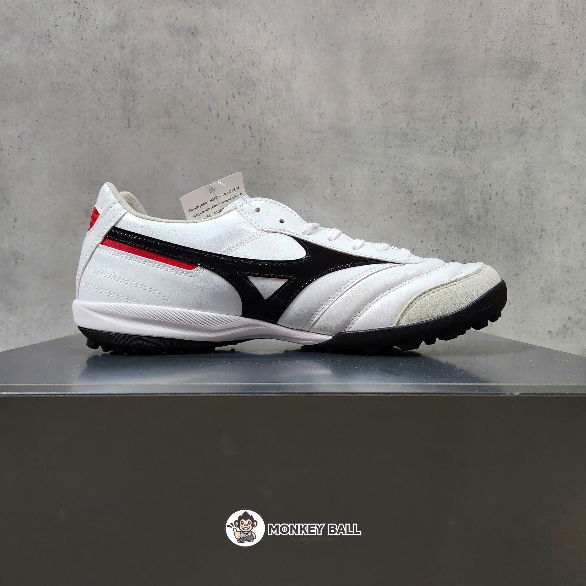  Mizuno Morelia Sala Elite TF - Q1GB251209 - Trắng / Đen 