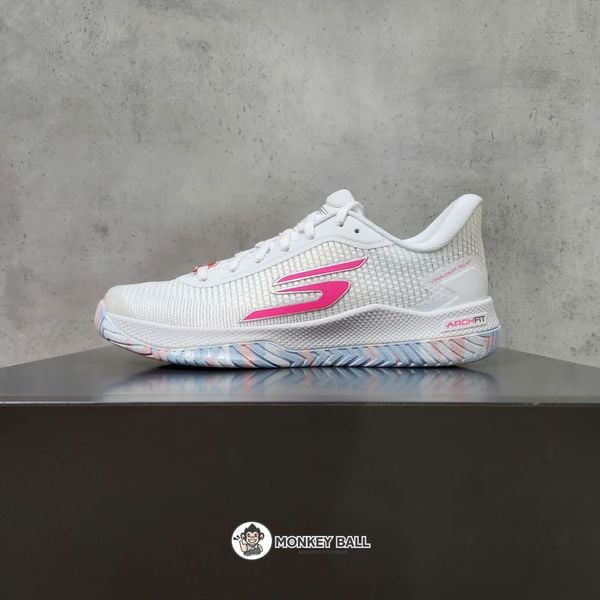  Giày Pickleball Skechers Viper Court 2 Pro -  Trắng / Hồng 