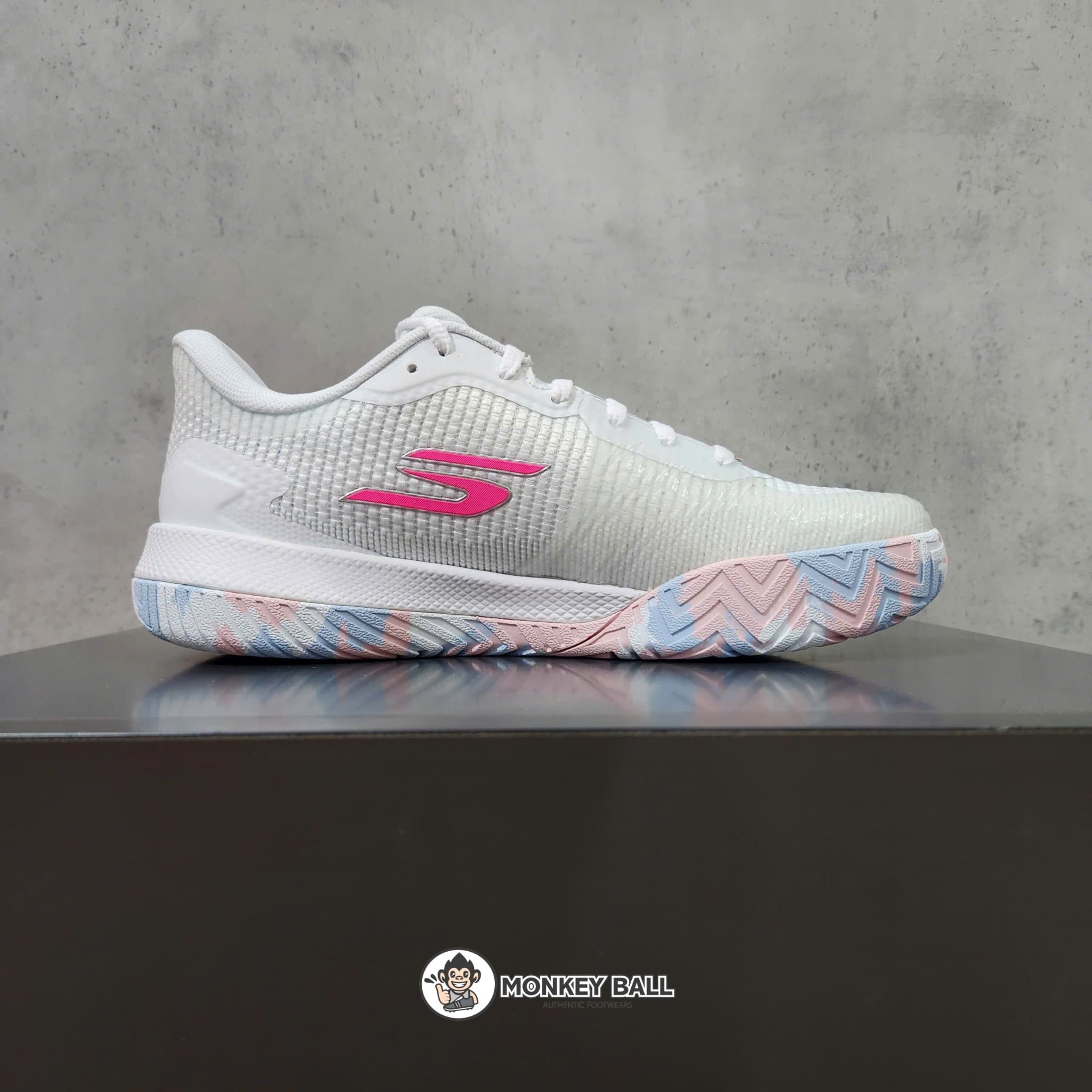  Giày Pickleball Skechers Viper Court 2 Pro -  Trắng / Hồng 
