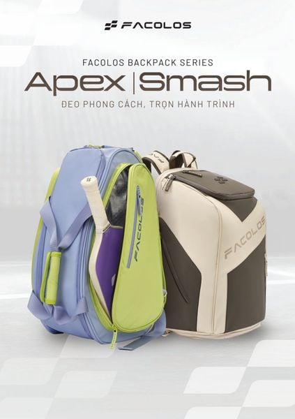  Balo Pickleball Facolos Apex / Smash Backpack Series 
