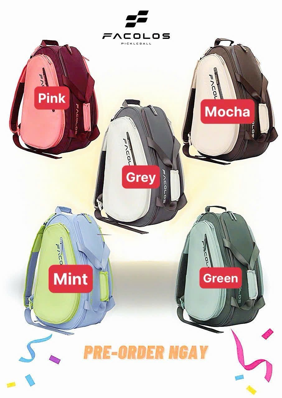  Balo Pickleball Facolos Apex / Smash Backpack Series 