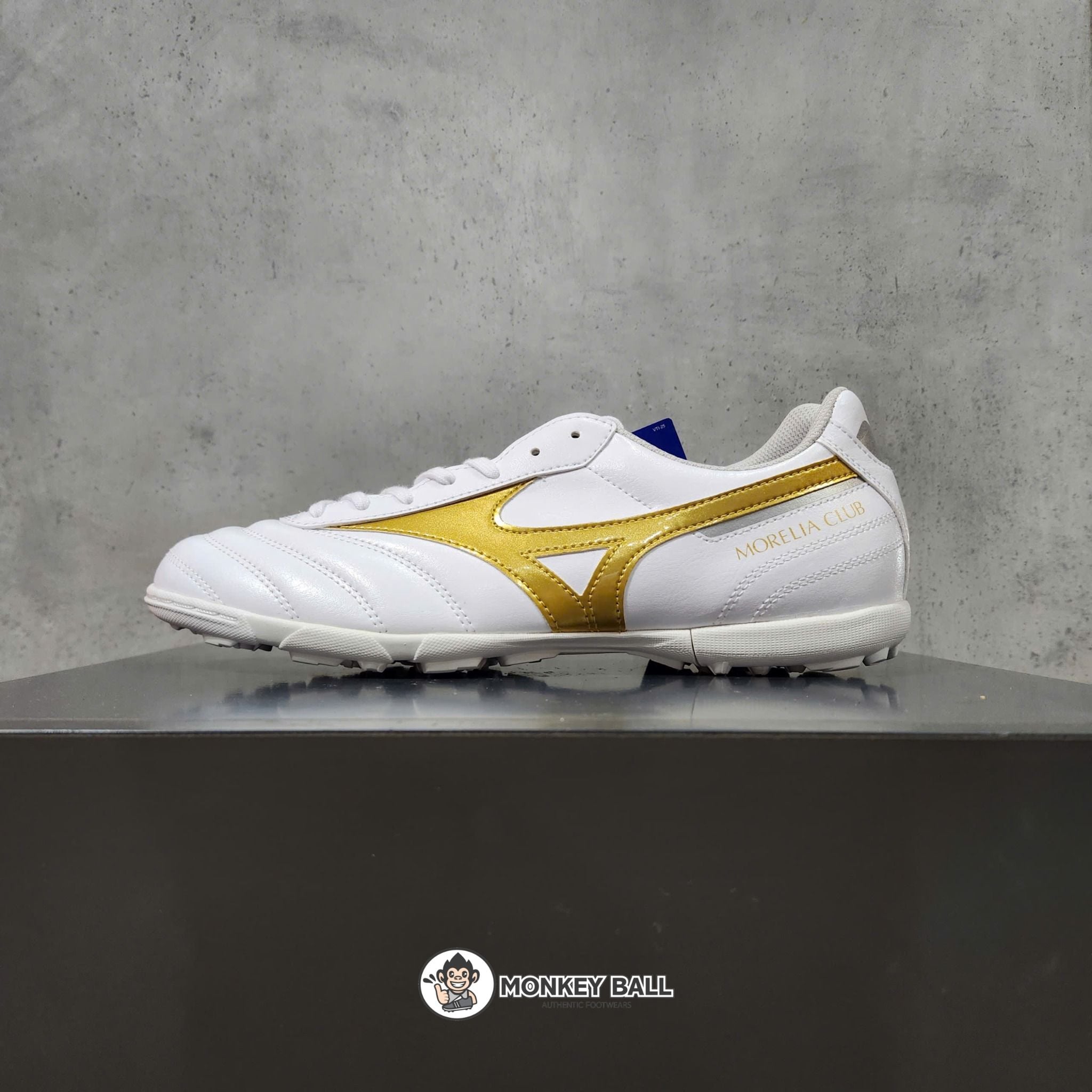  Giày MIZUNO MORELIA II CLUB AS - P1GD260850 - White/Gold 