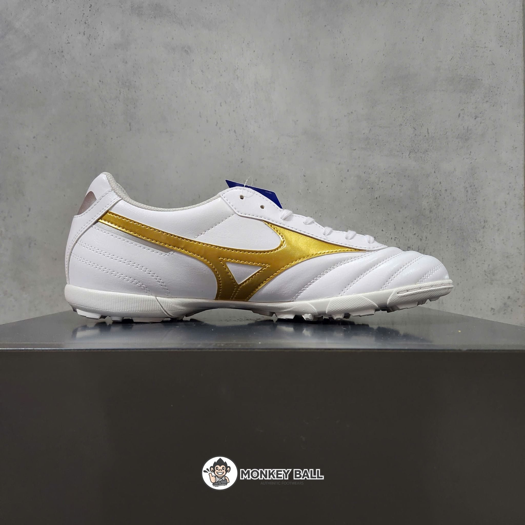  Giày MIZUNO MORELIA II CLUB AS - P1GD260850 - White/Gold 
