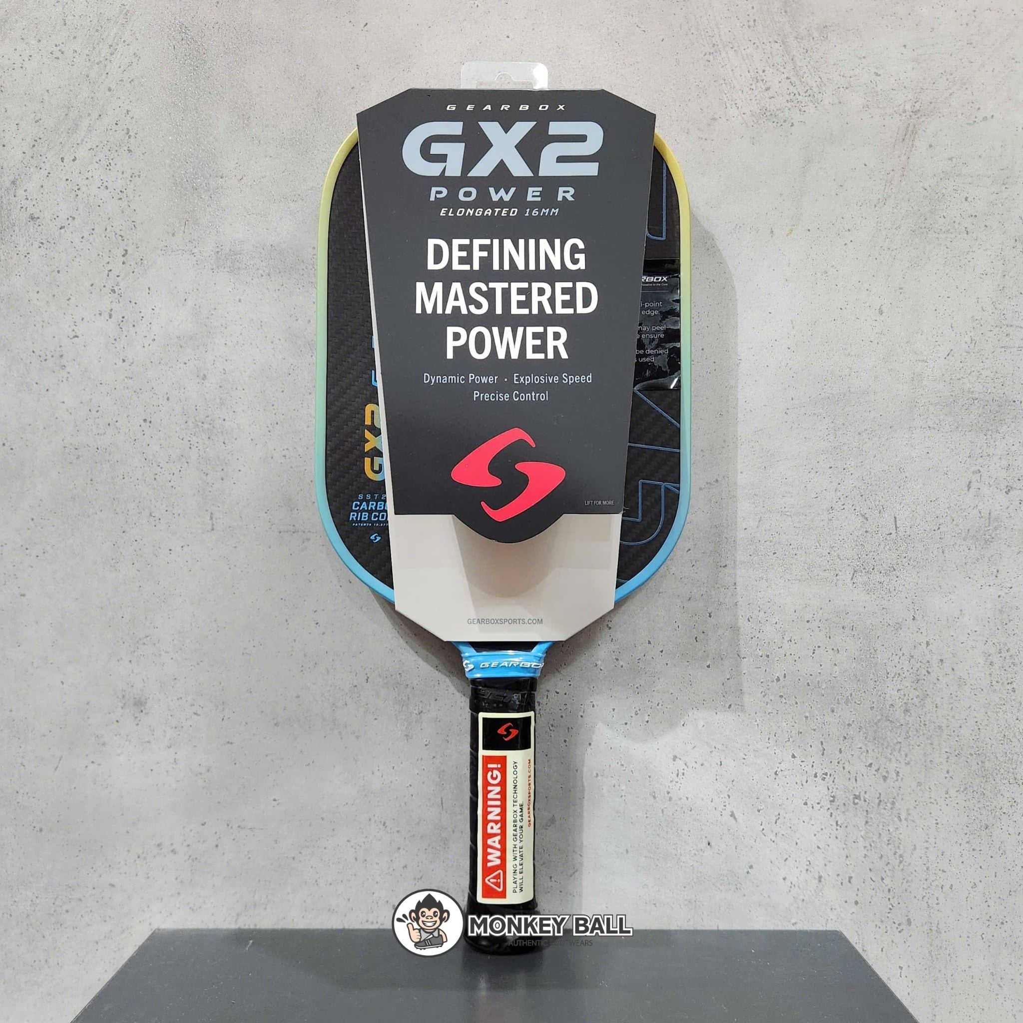  Vợt Pickleball GX2 Power Elongate Limited Edition Blue Yellow 