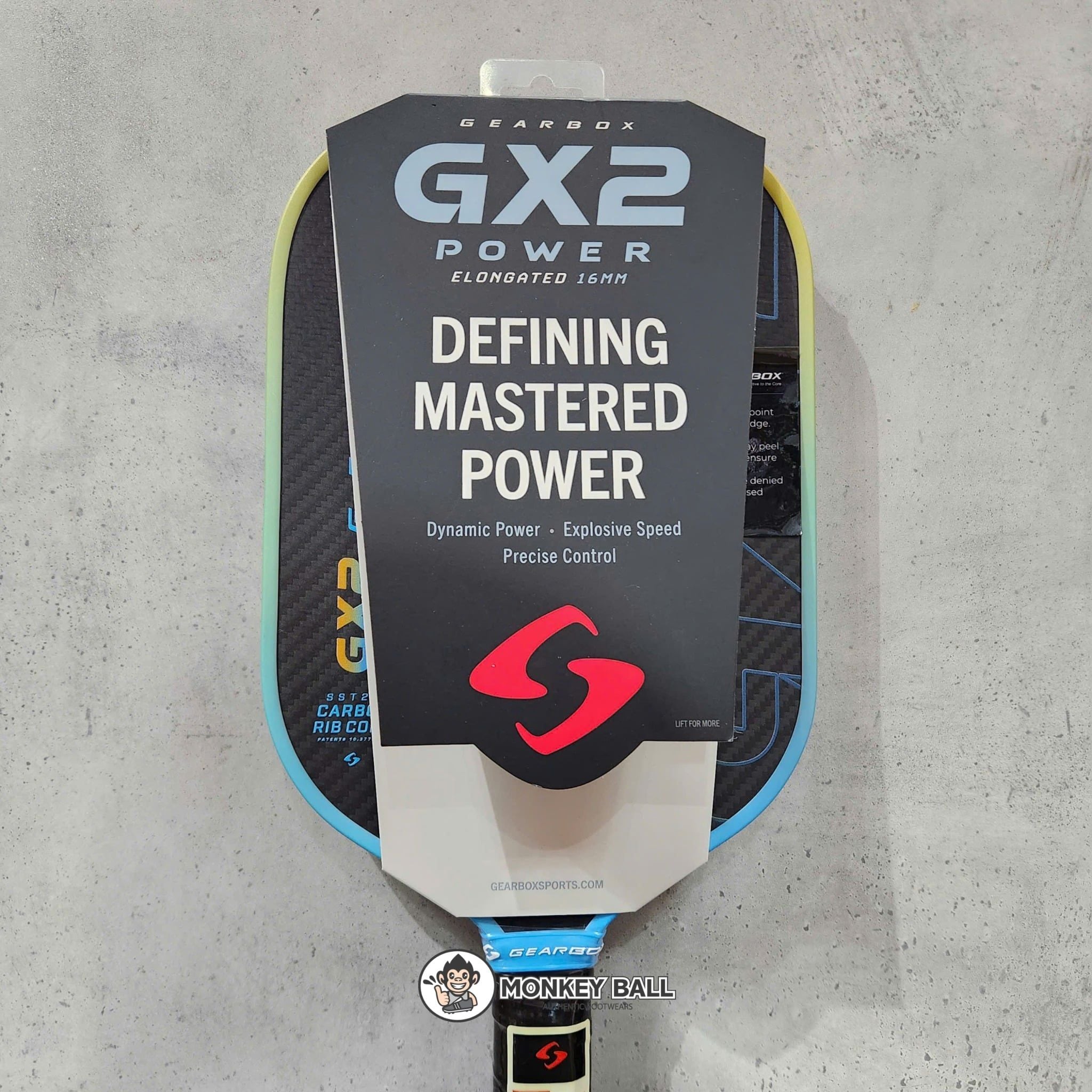  Vợt Pickleball GX2 Power Elongate Limited Edition Blue Yellow 