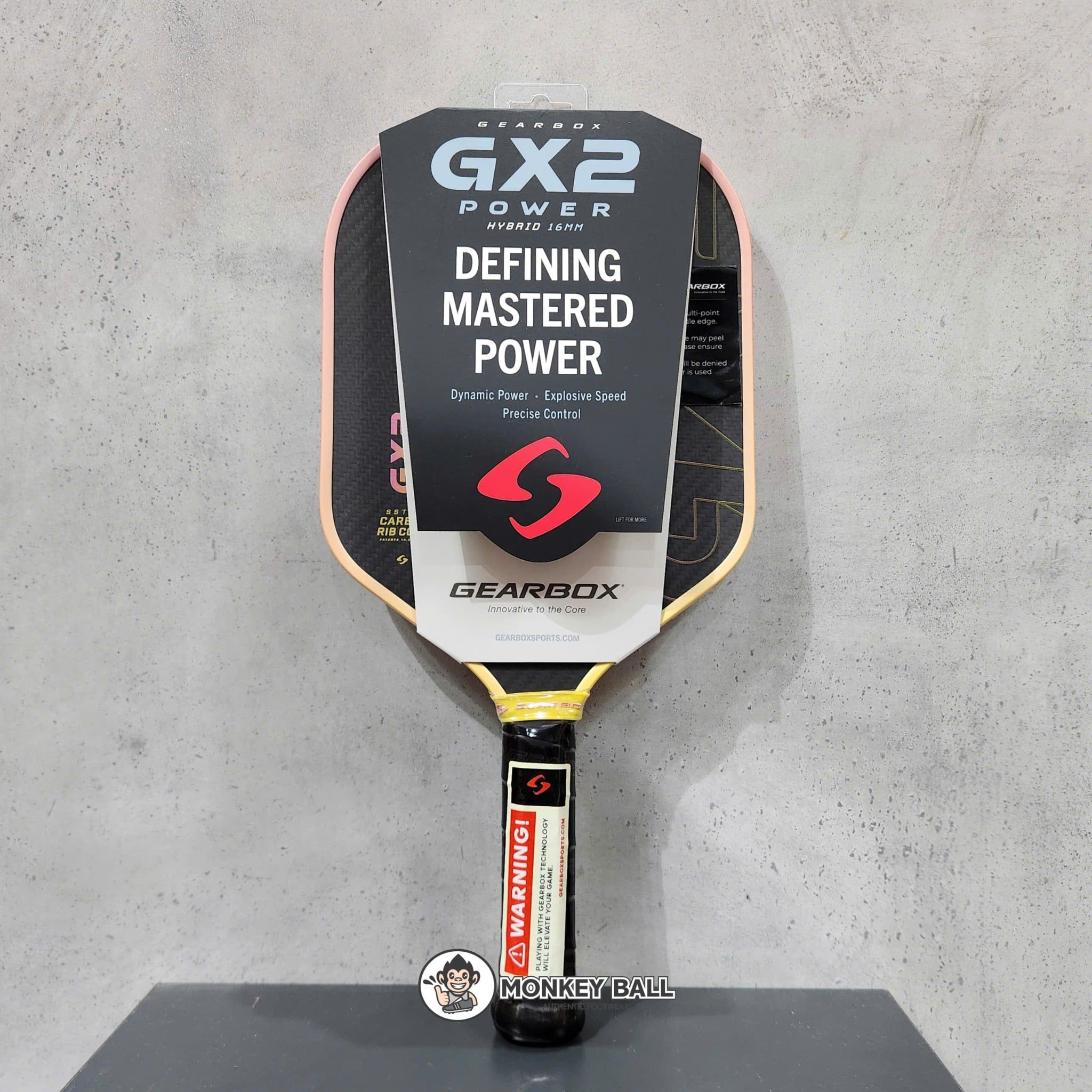  Vợt Pickleball GX2 Power Hybrid Limited Edition Yellow Pink 