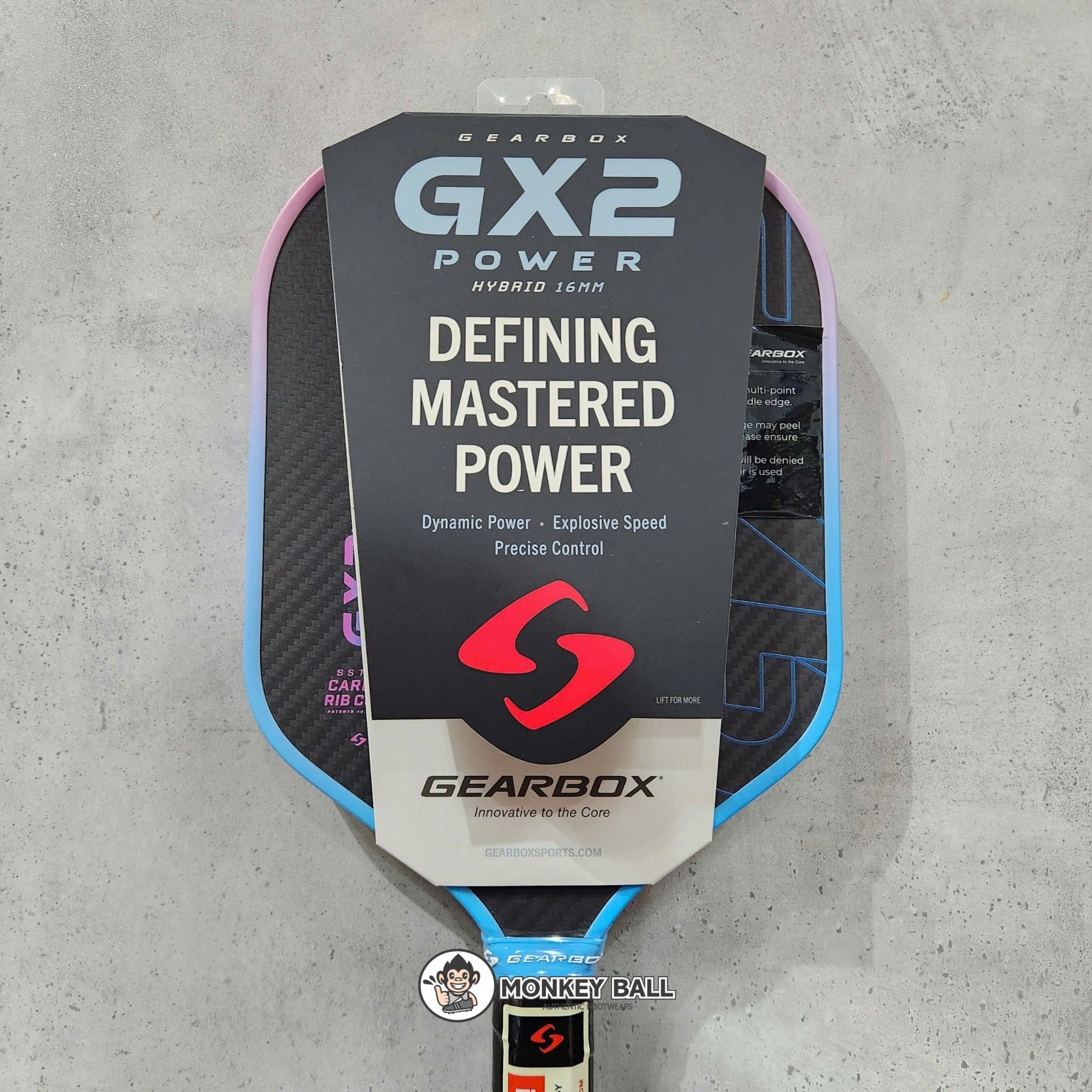  Vợt Pickleball GX2 Power Hybrid Limited Edition Blue Pink 