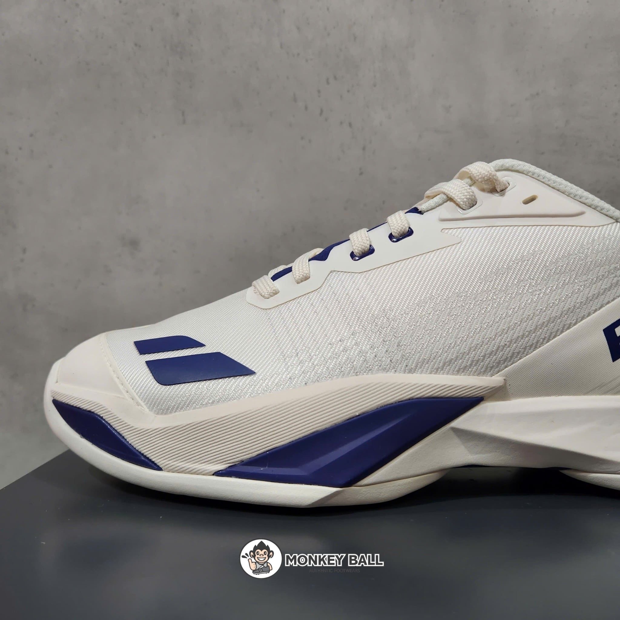  Giày Pickleball Babolat Jet Mach 4 All Court - Trắng/Xanh 