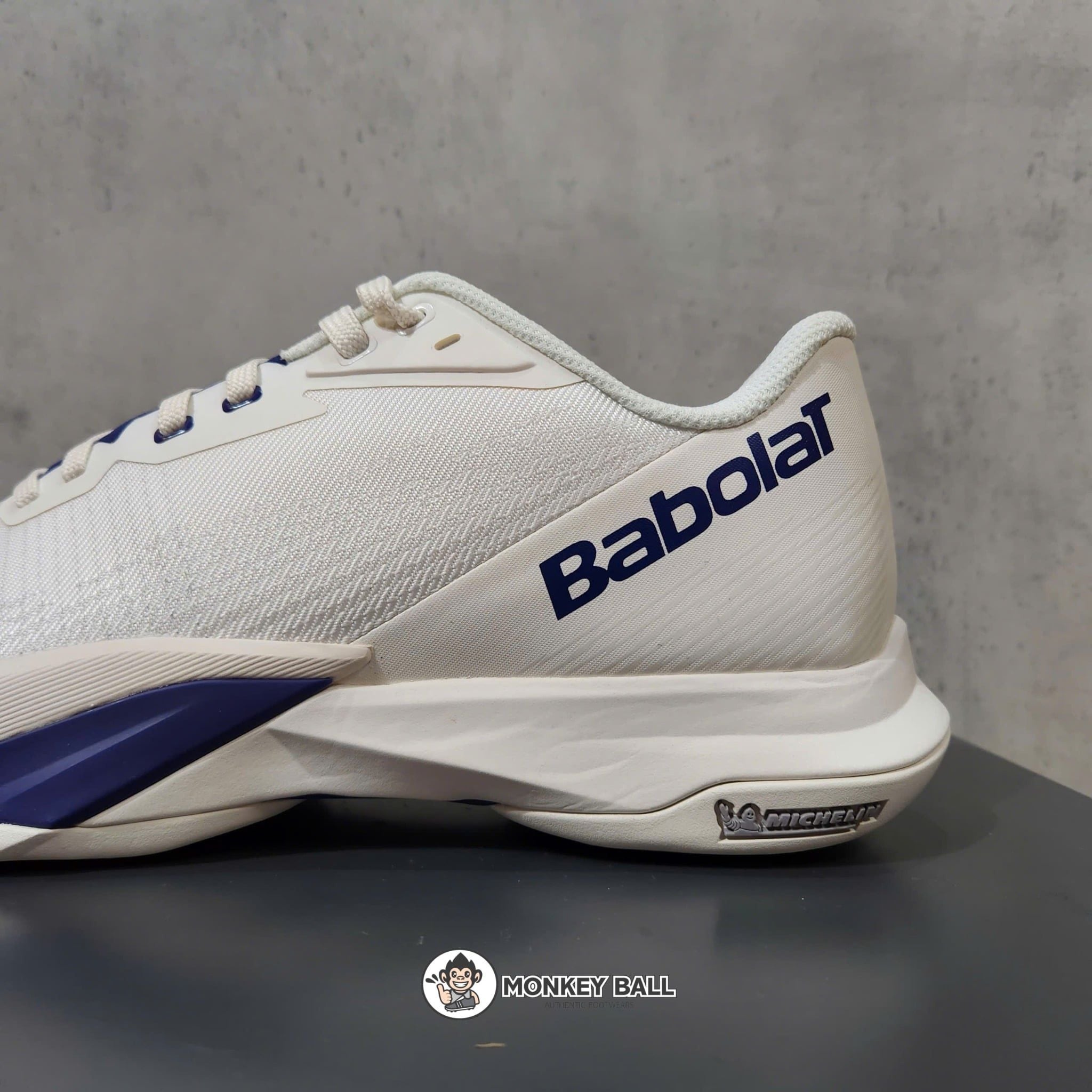  Giày Pickleball Babolat Jet Mach 4 All Court - Trắng/Xanh 