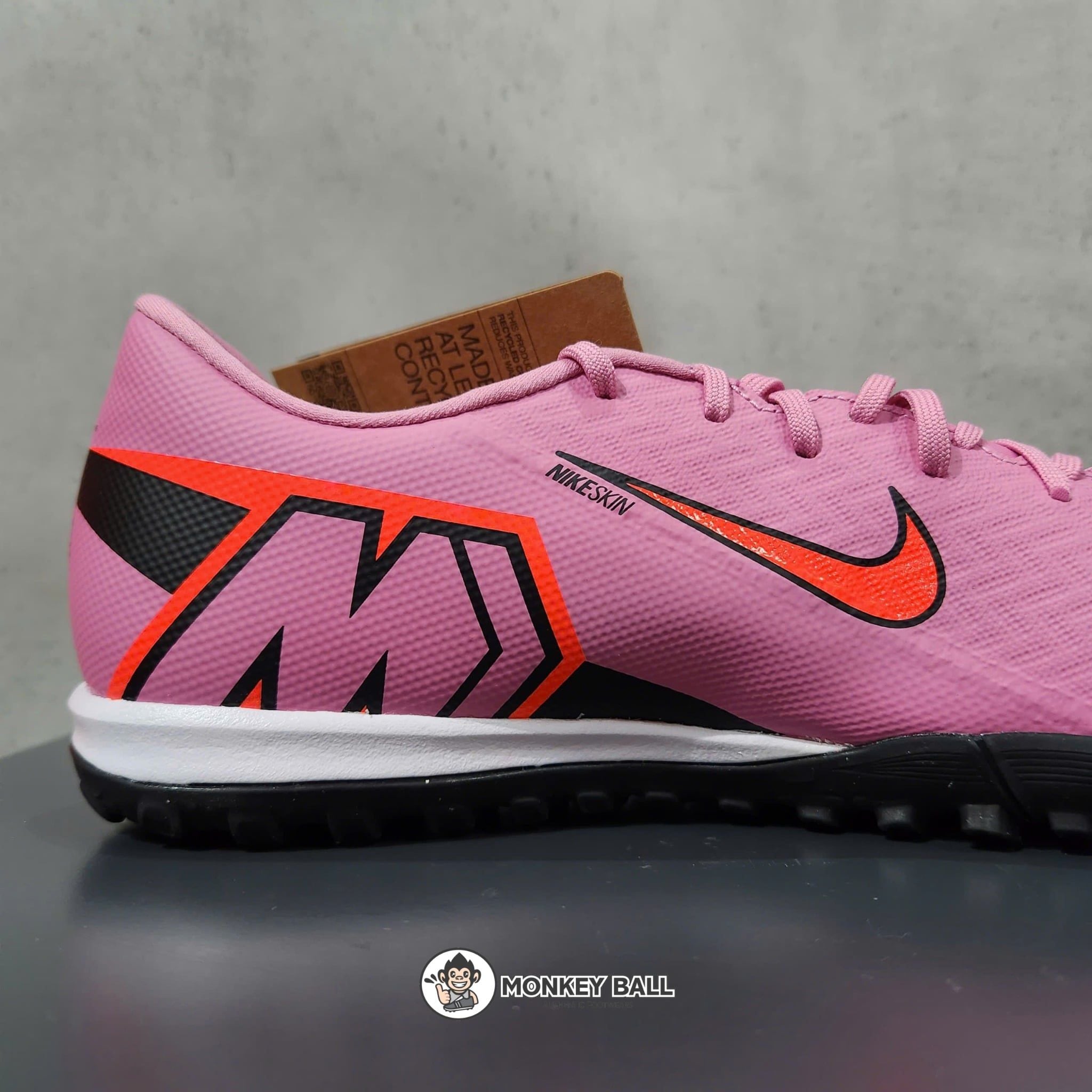  Giày NIKE AIR ZOOM MERCURIAL VAPOR 16 ACADEMY TF SCARY GOOD - Magic Flamingo/Black/Total Crimson 