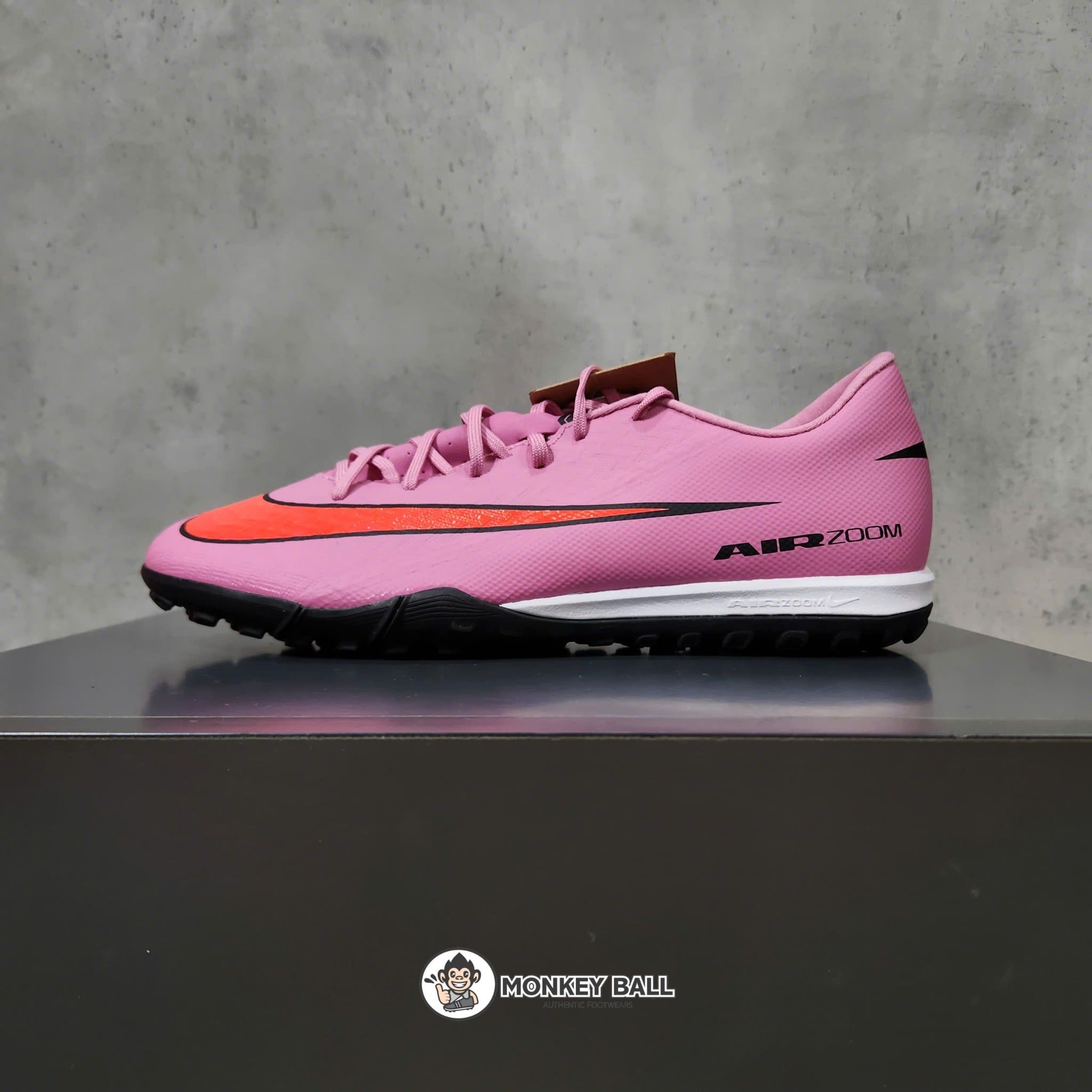  Giày NIKE AIR ZOOM MERCURIAL VAPOR 16 ACADEMY TF SCARY GOOD - Magic Flamingo/Black/Total Crimson 
