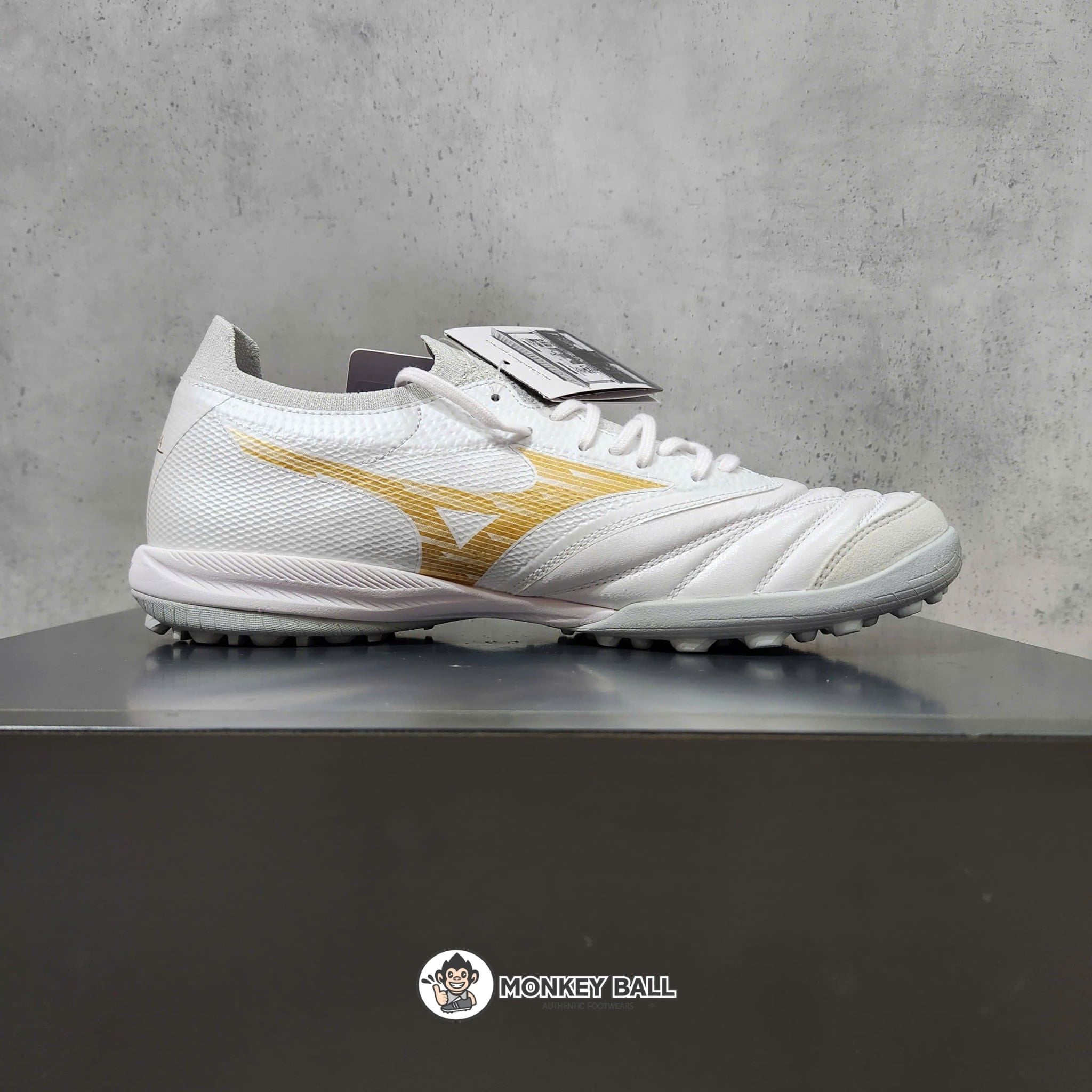  Giày MIZUNO MORELIA NEO SALA BETA JAPAN TF Bright Gold - White/Gold 
