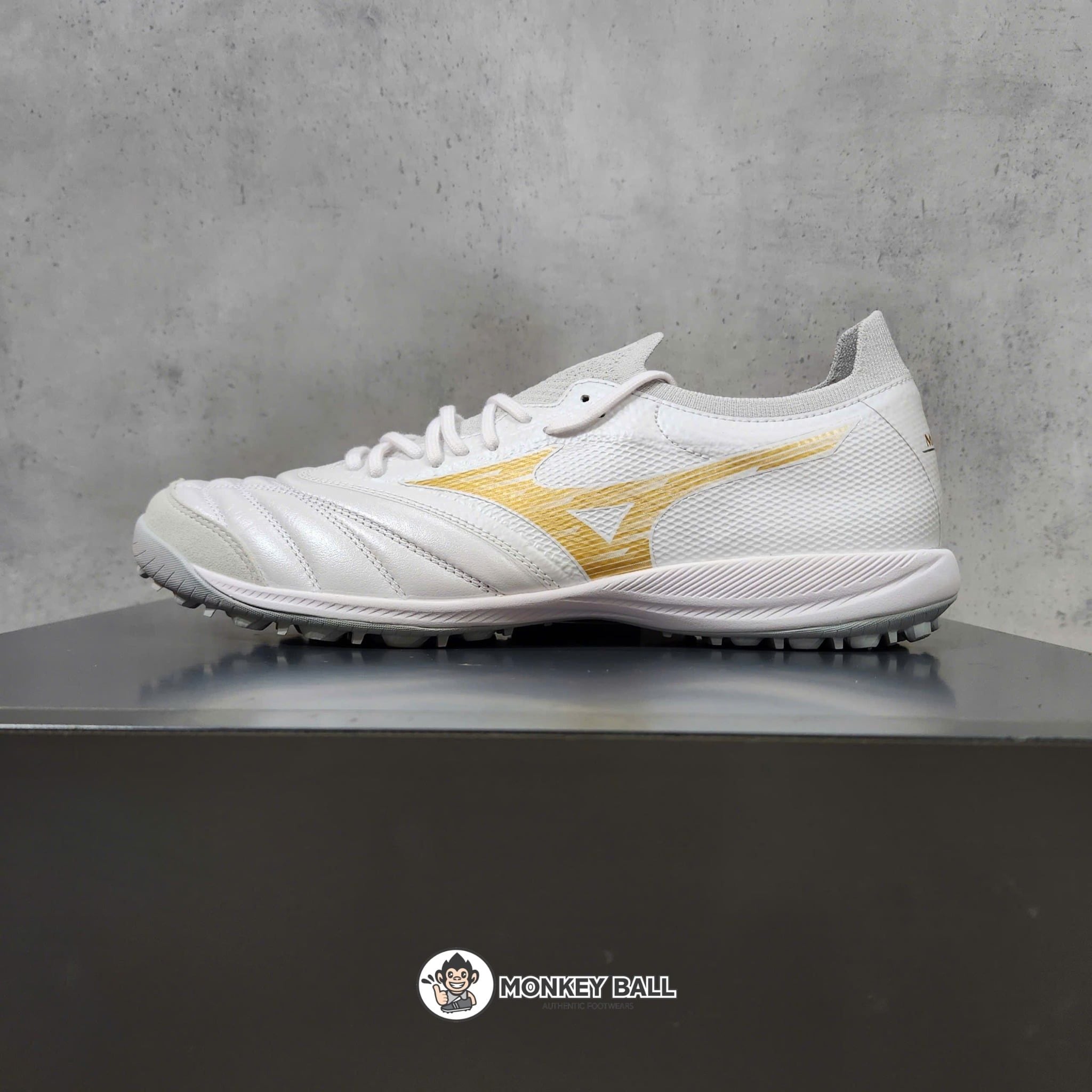  Giày MIZUNO MORELIA NEO SALA BETA JAPAN TF Bright Gold - White/Gold 