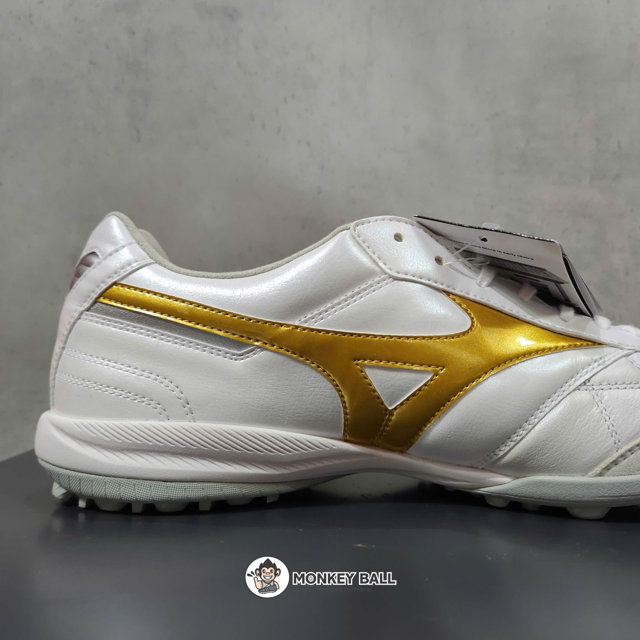  Mizuno Morelia Sala Japan TF - Q1GB260250 - Trắng / Vàng đồng 