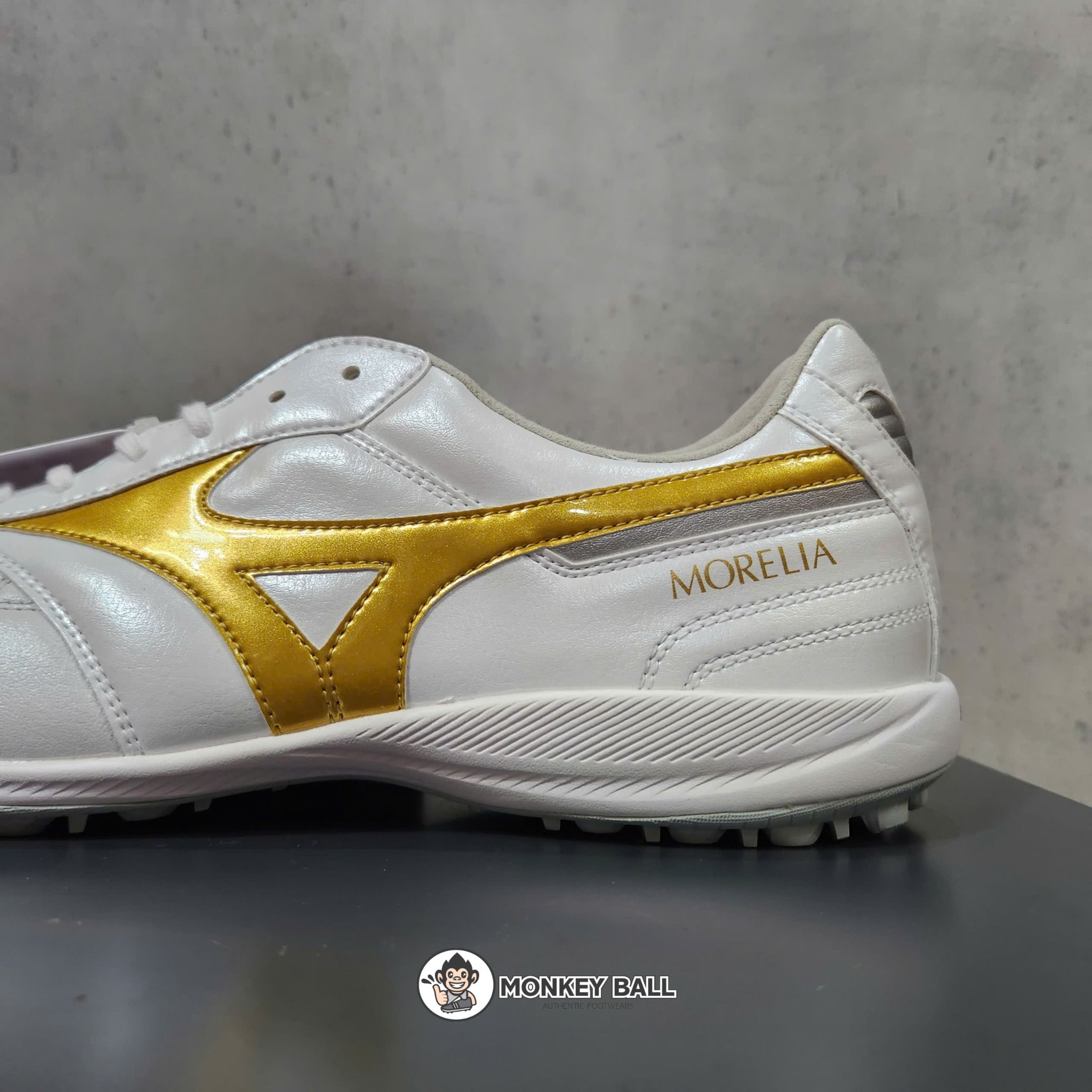  Mizuno Morelia Sala Japan TF - Q1GB260250 - Trắng / Vàng đồng 