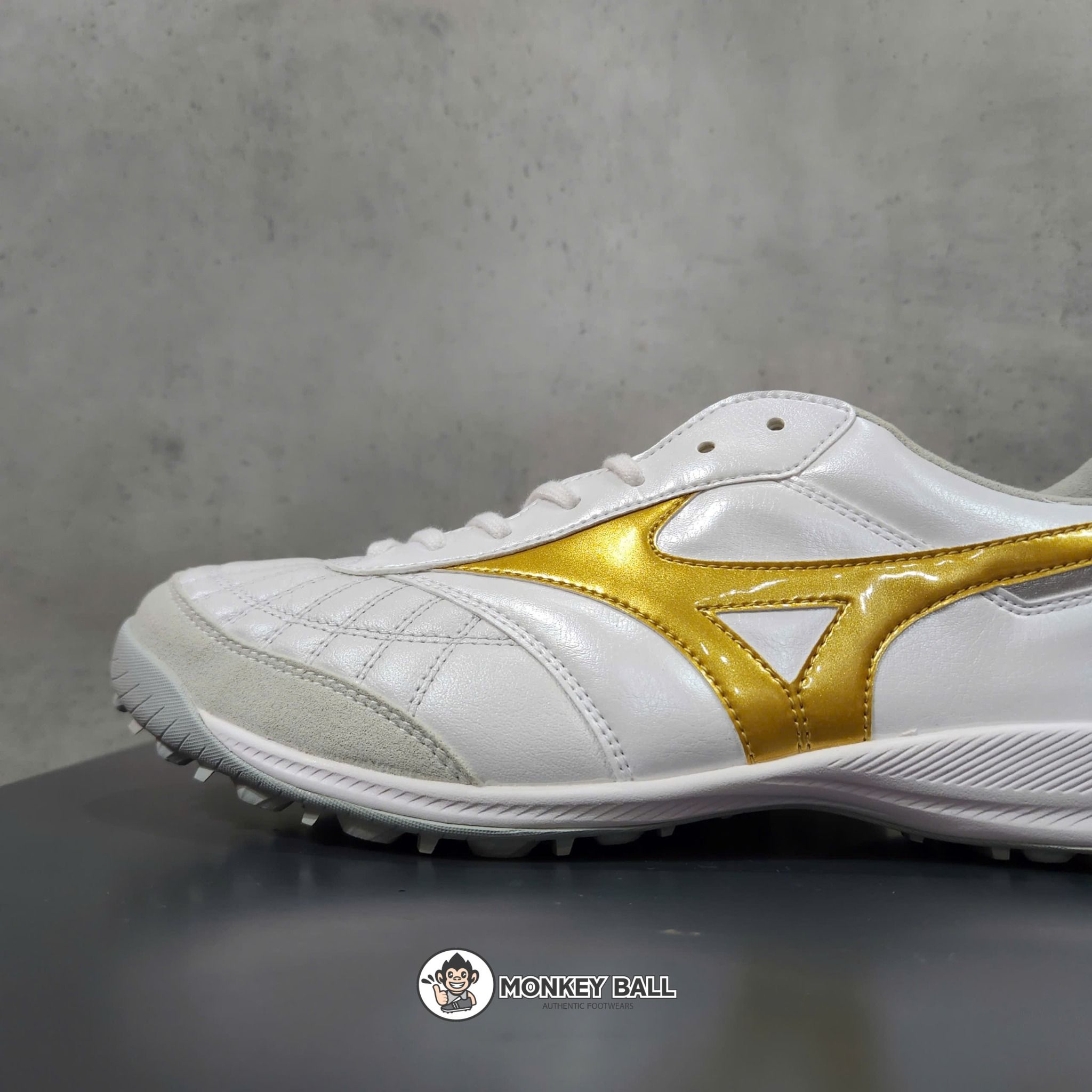  Mizuno Morelia Sala Japan TF - Q1GB260250 - Trắng / Vàng đồng 