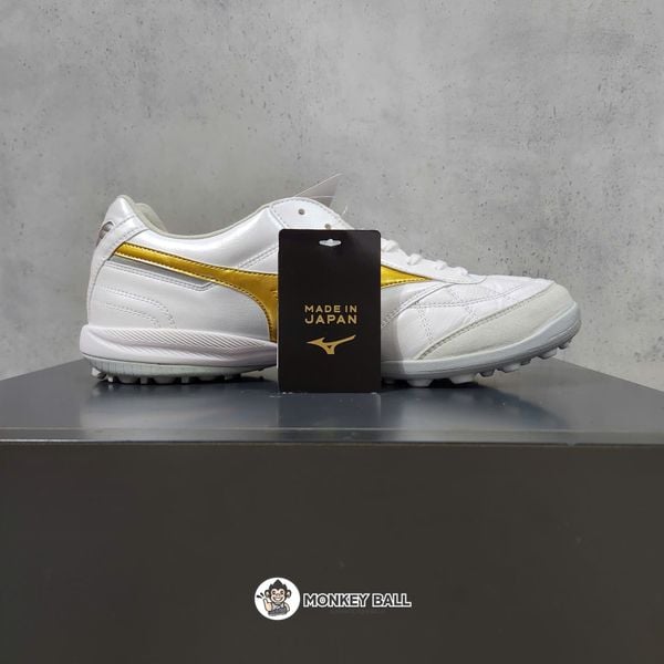  Mizuno Morelia Sala Japan TF - Q1GB260250 - Trắng / Vàng đồng 