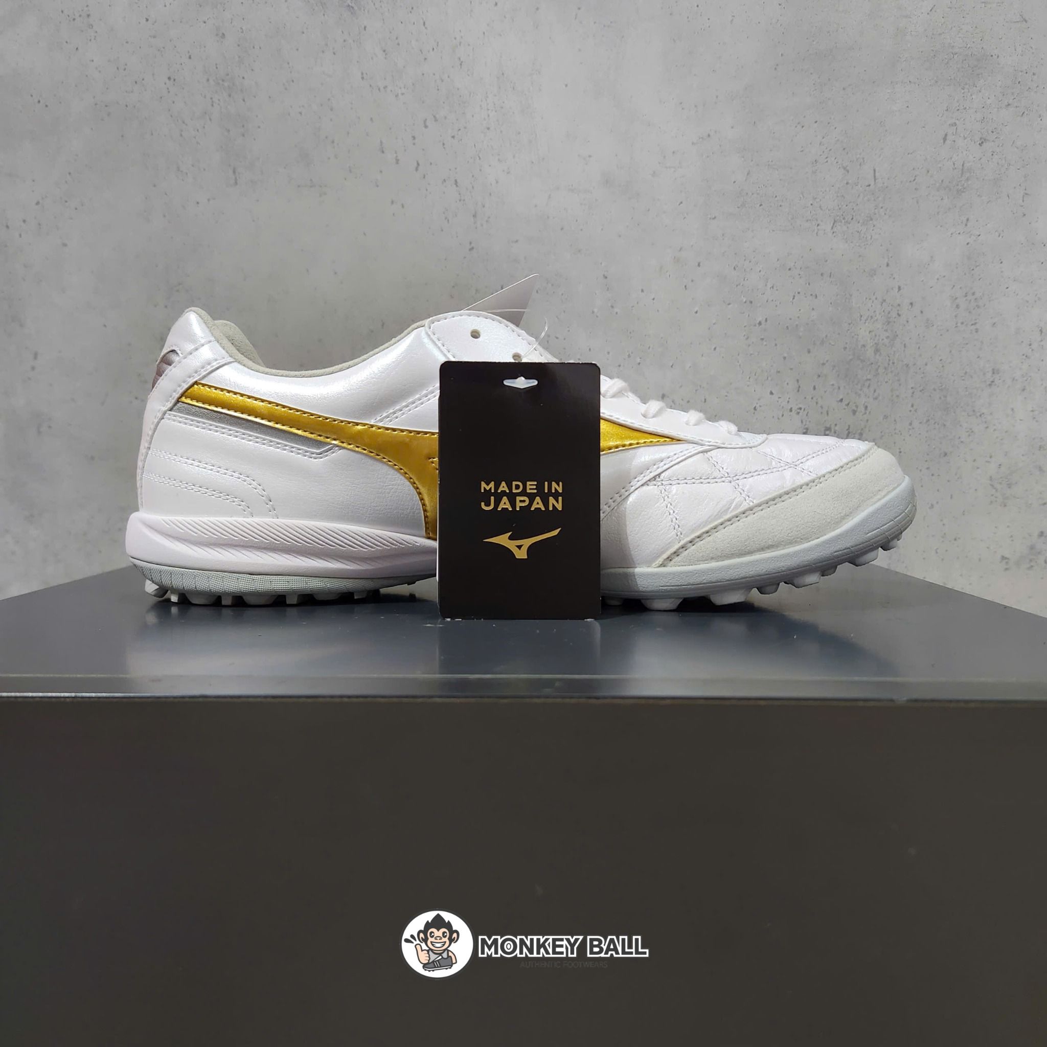  Mizuno Morelia Sala Japan TF - Q1GB260250 - Trắng / Vàng đồng 