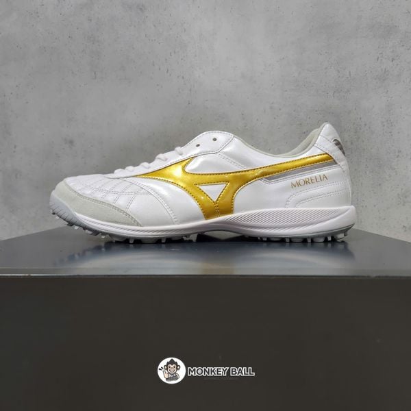  Mizuno Morelia Sala Japan TF - Q1GB260250 - Trắng / Vàng đồng 