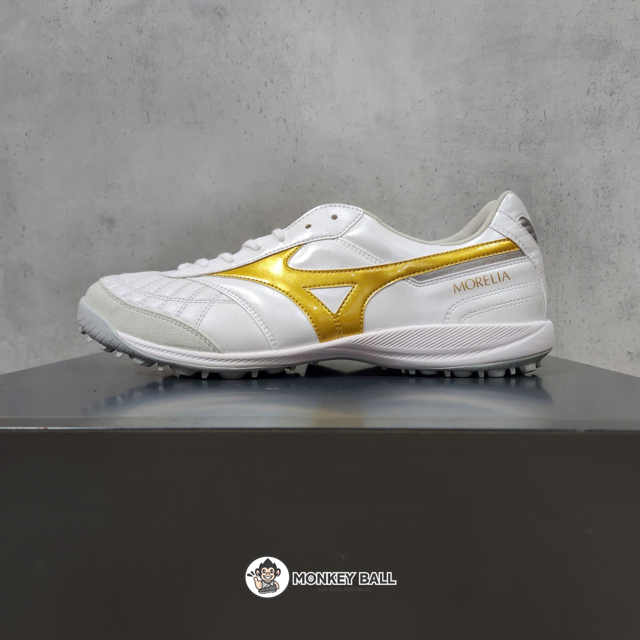  Mizuno Morelia Sala Japan TF - Q1GB260250 - Trắng / Vàng đồng 