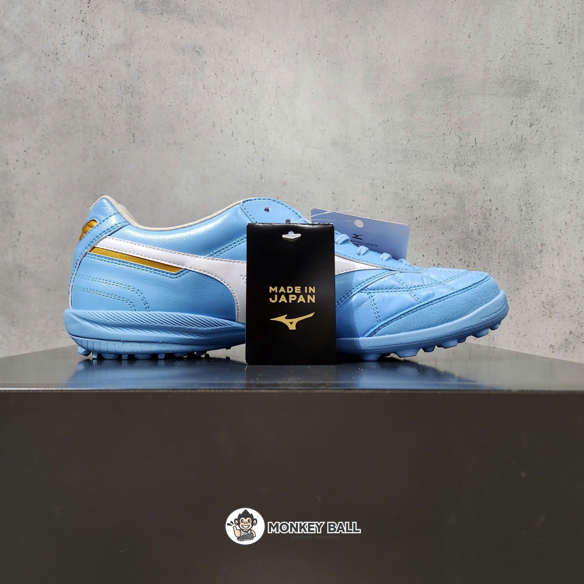  Giày MIZUNO SALA JAPAN TF - XANH/TRẮNG 