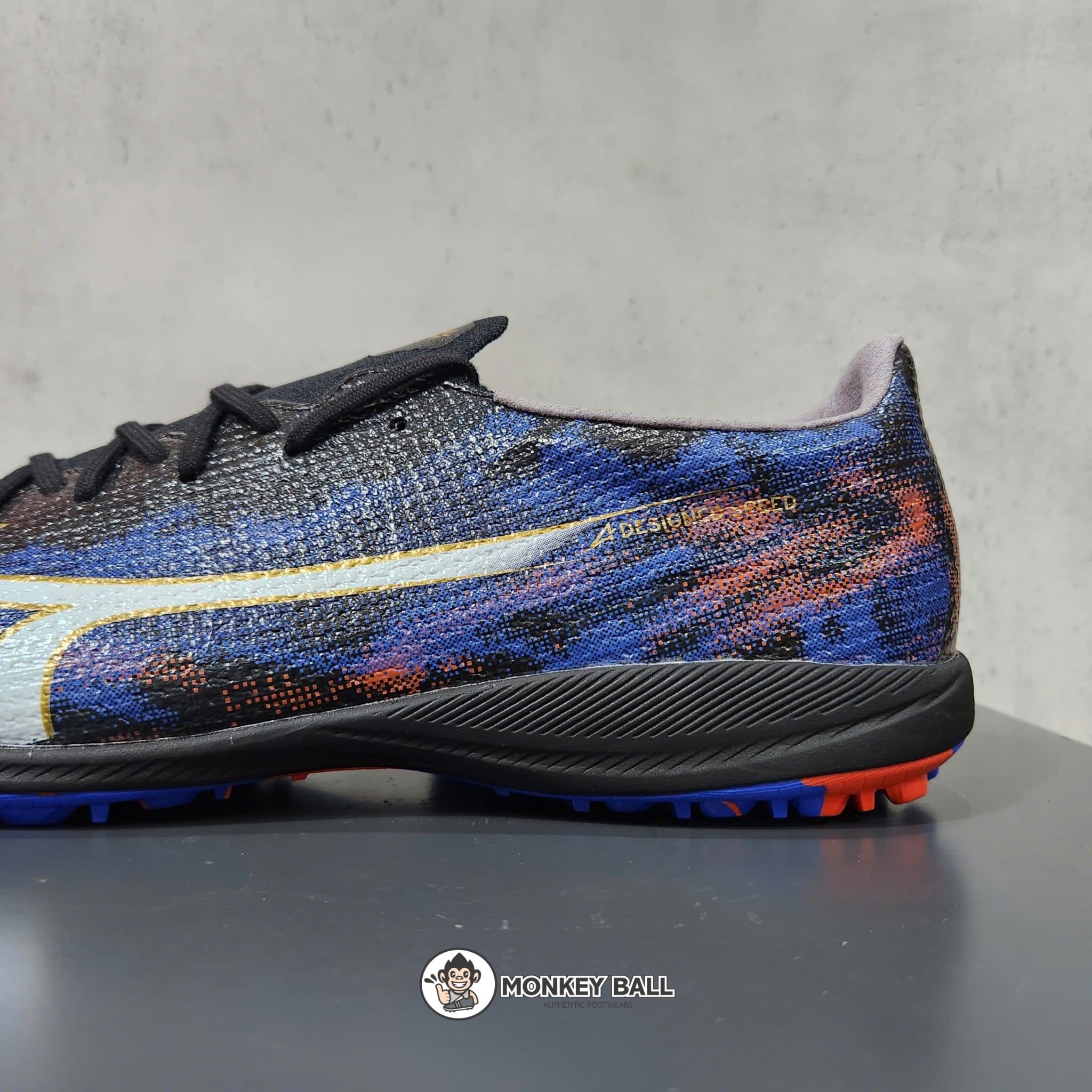  Giày MIZUNO ALPHA 3 ELITE AS TF - ĐEN/XANH/ĐỎ 