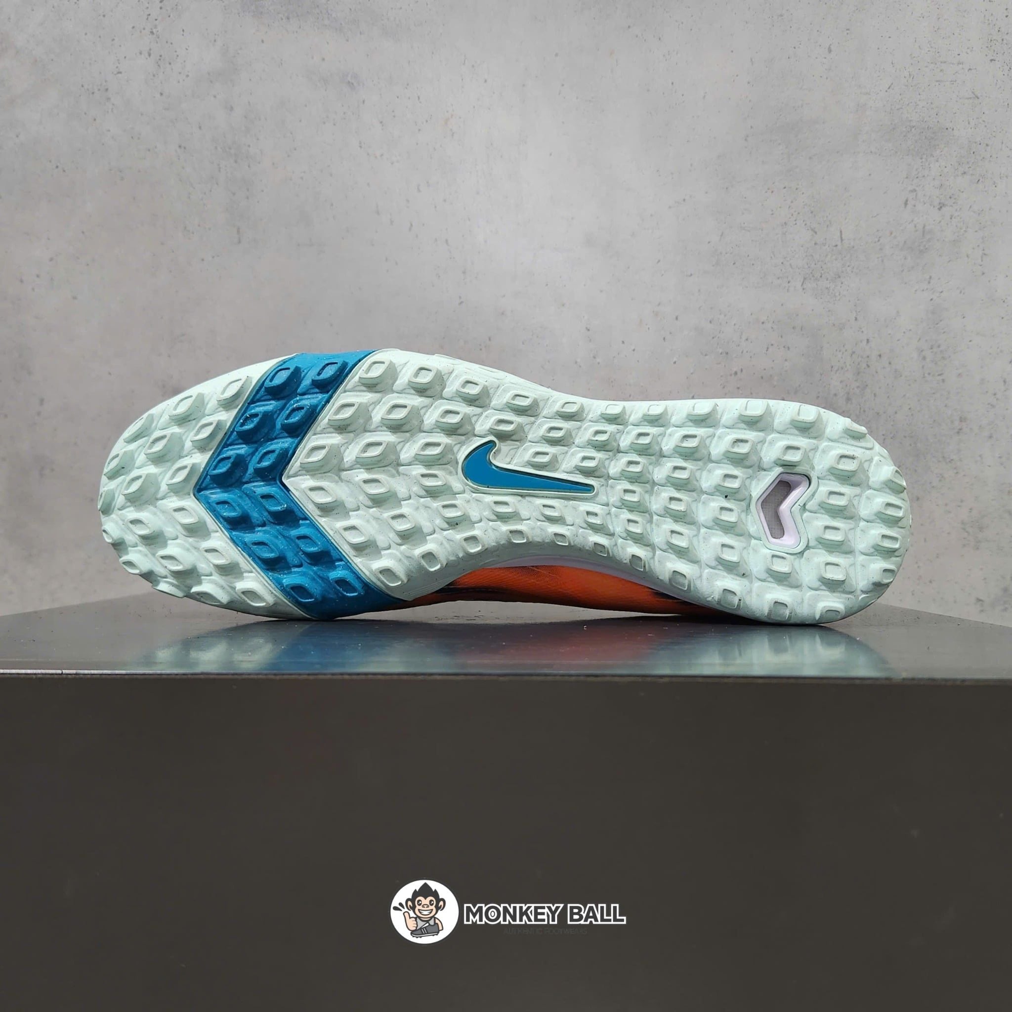  Giày NIKE AIR ZOOM MERCURIAL VAPOR 16 ACADEMY TF MBAPPE PERSONAL EDITION - MELON TINT/NEO TURQUOISE/IGLOO 