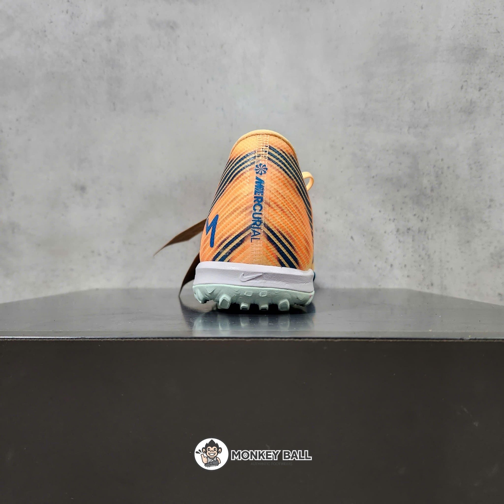  Giày NIKE AIR ZOOM MERCURIAL VAPOR 16 ACADEMY TF MBAPPE PERSONAL EDITION - MELON TINT/NEO TURQUOISE/IGLOO 