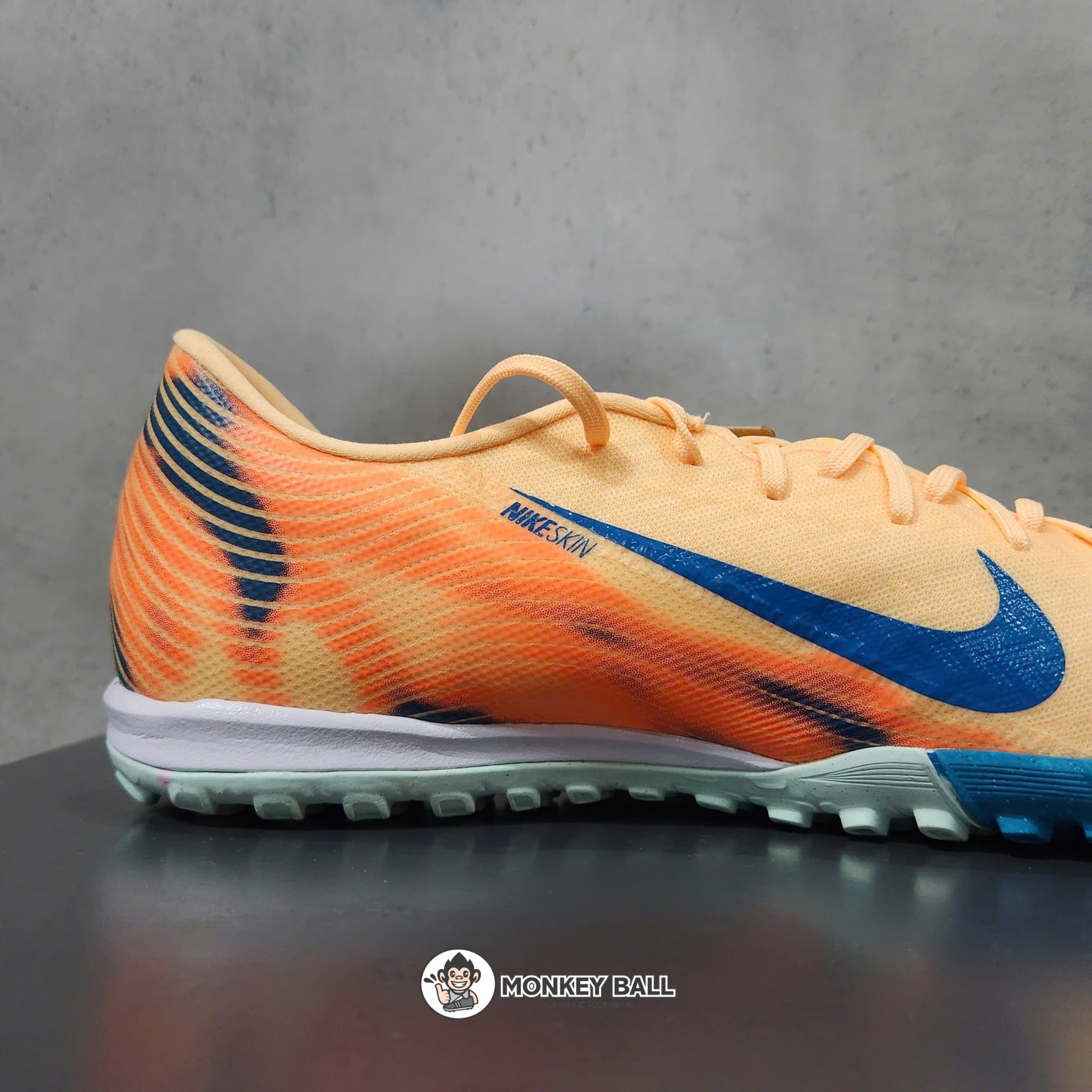  Giày NIKE AIR ZOOM MERCURIAL VAPOR 16 ACADEMY TF MBAPPE PERSONAL EDITION - MELON TINT/NEO TURQUOISE/IGLOO 