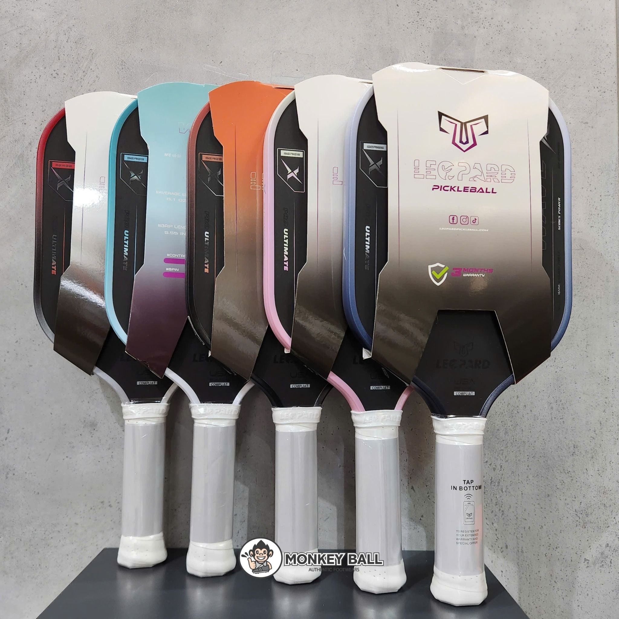  Vợt Pickleball Leopard Wave X 