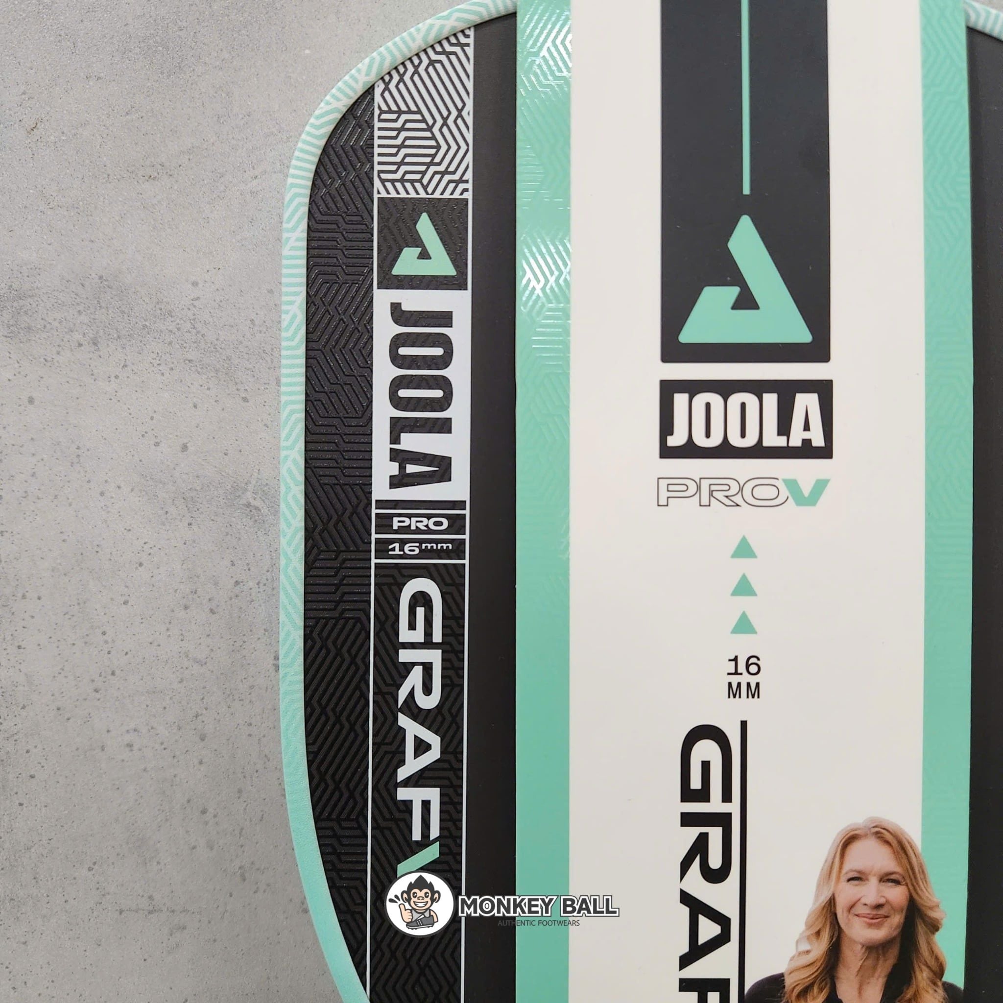  Vợt Pickleball Joola Graf Pro V Steffi Graf Seaside Green 16mm 