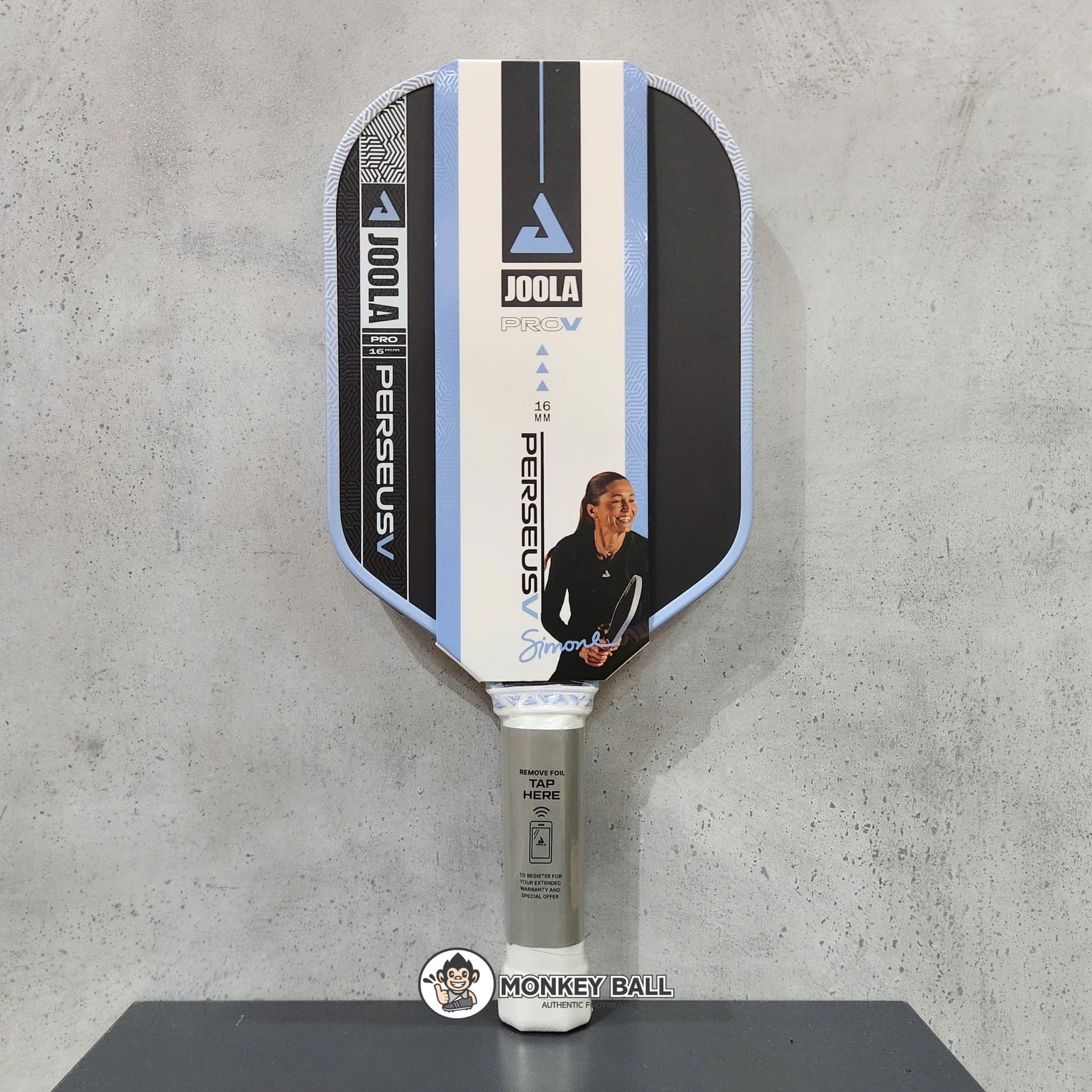  Vợt Pickleball Joola Perseus Pro V Simone Jardim Breeze Blue 16mm 