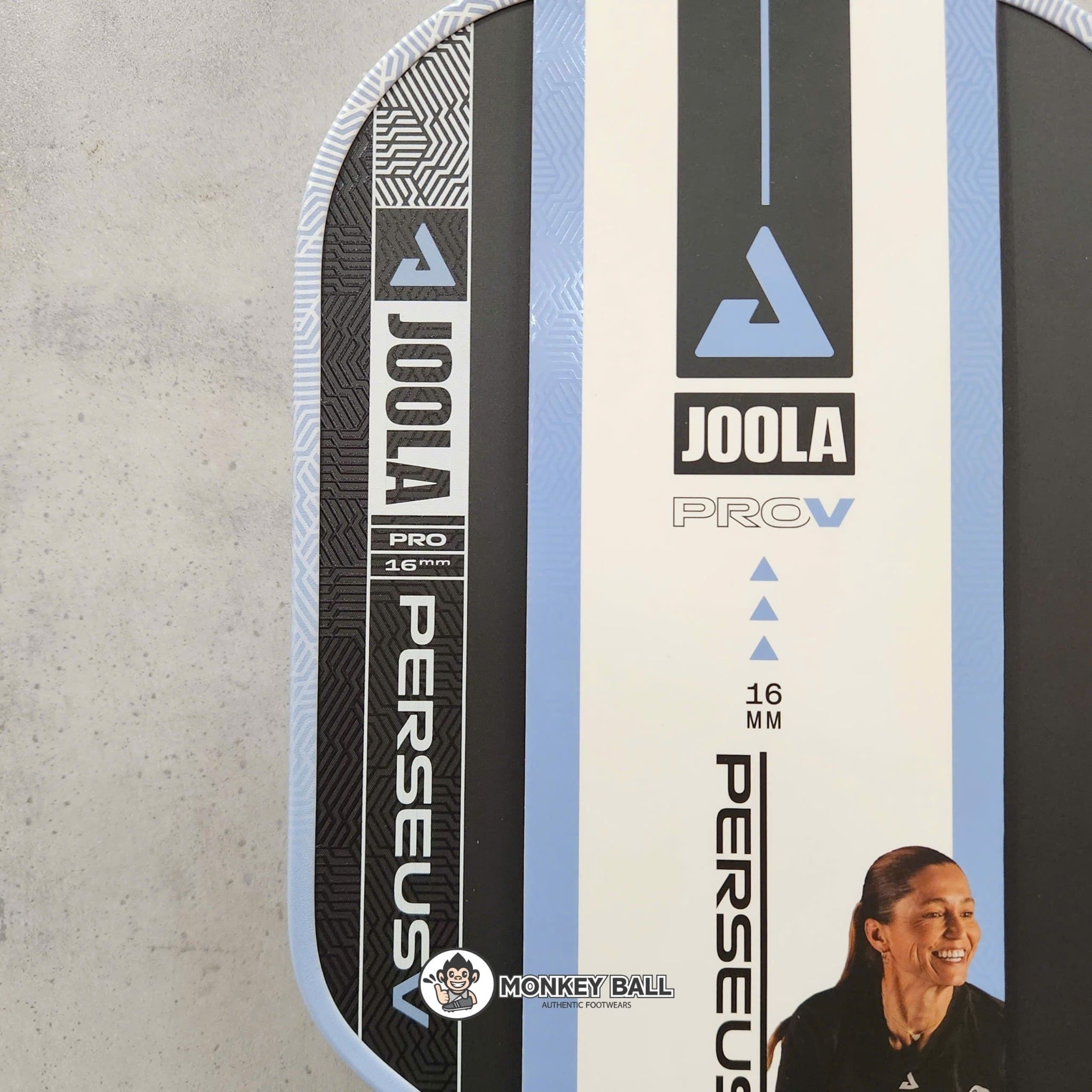  Vợt Pickleball Joola Perseus Pro V Simone Jardim Breeze Blue 16mm 