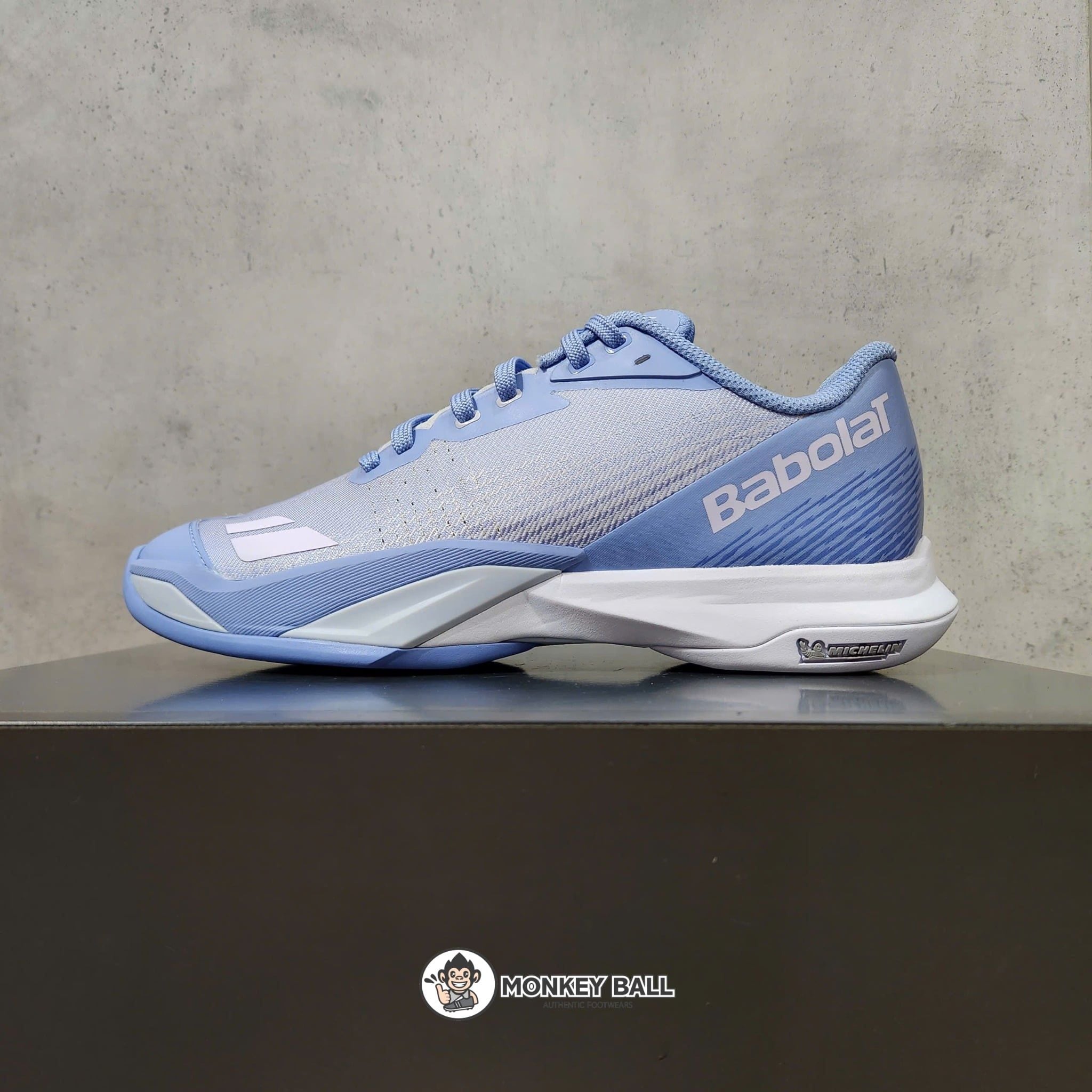  Giày Pickleball Babolat Jet Mach 4 All Court - Xanh/Trắng 