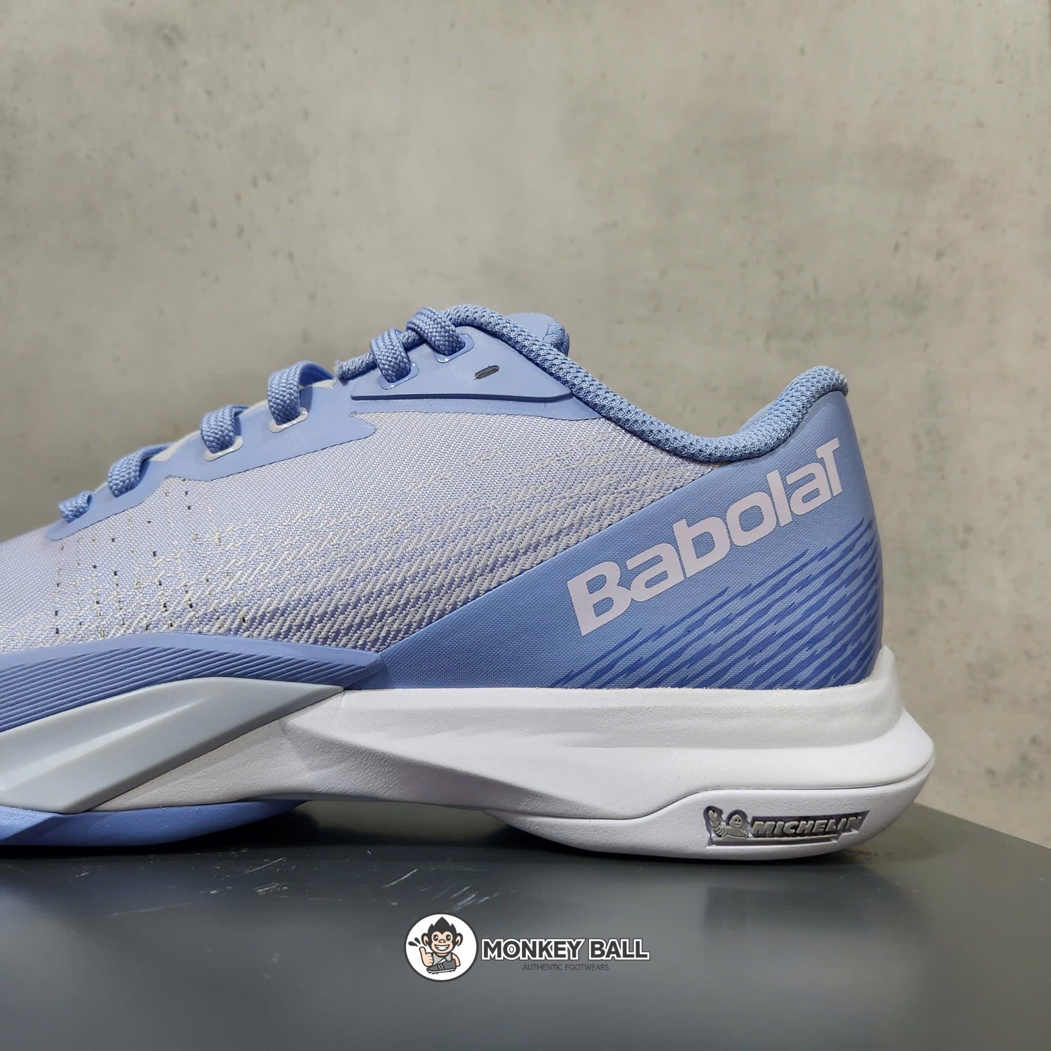  Giày Pickleball Babolat Jet Mach 4 All Court - Xanh/Trắng 