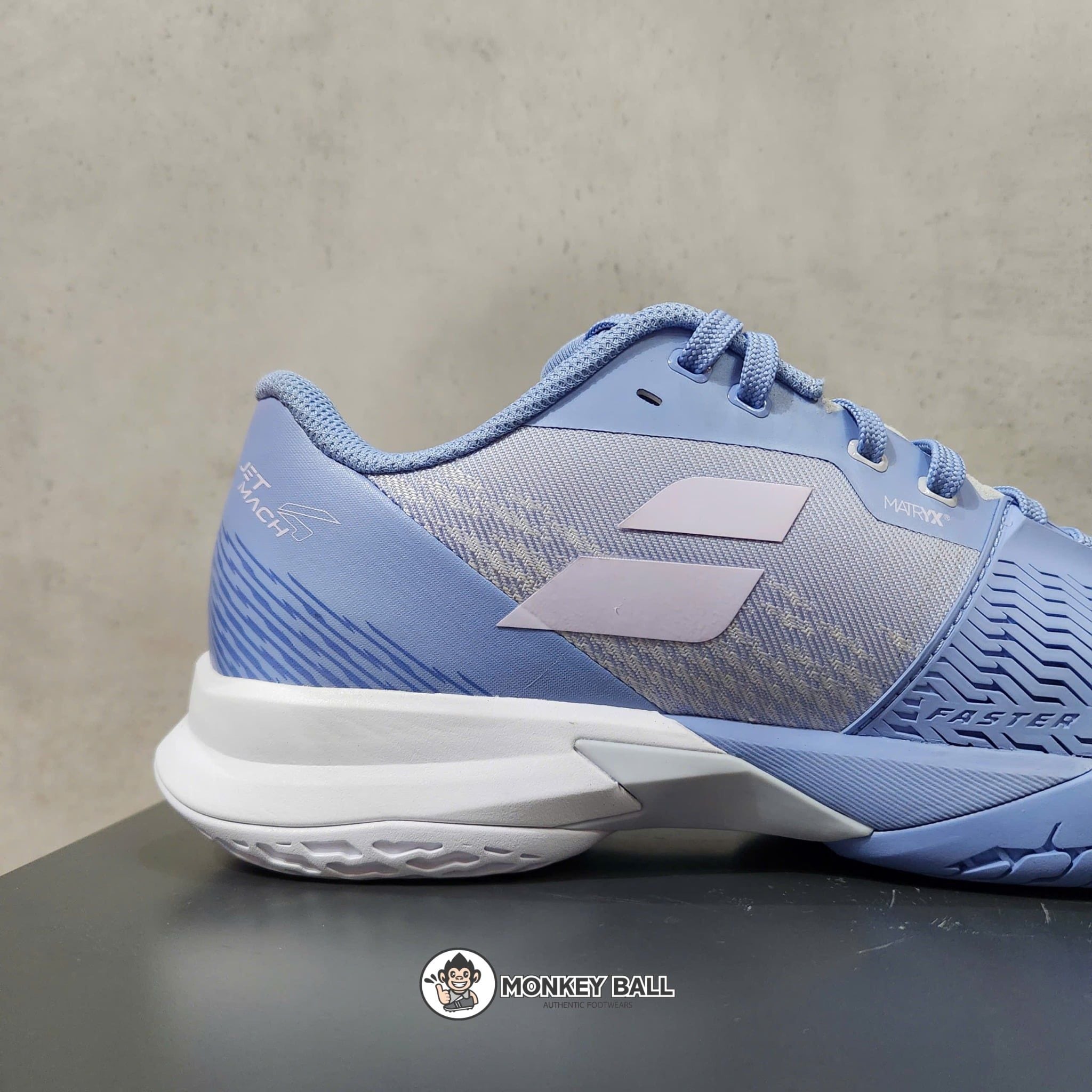  Giày Pickleball Babolat Jet Mach 4 All Court - Xanh/Trắng 
